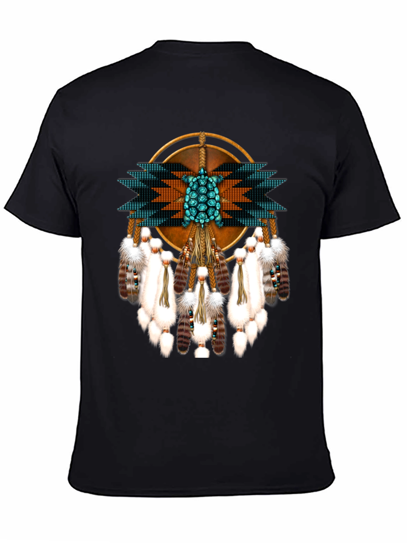 Native American Turtle Dreamcatcher Graphic Tee
