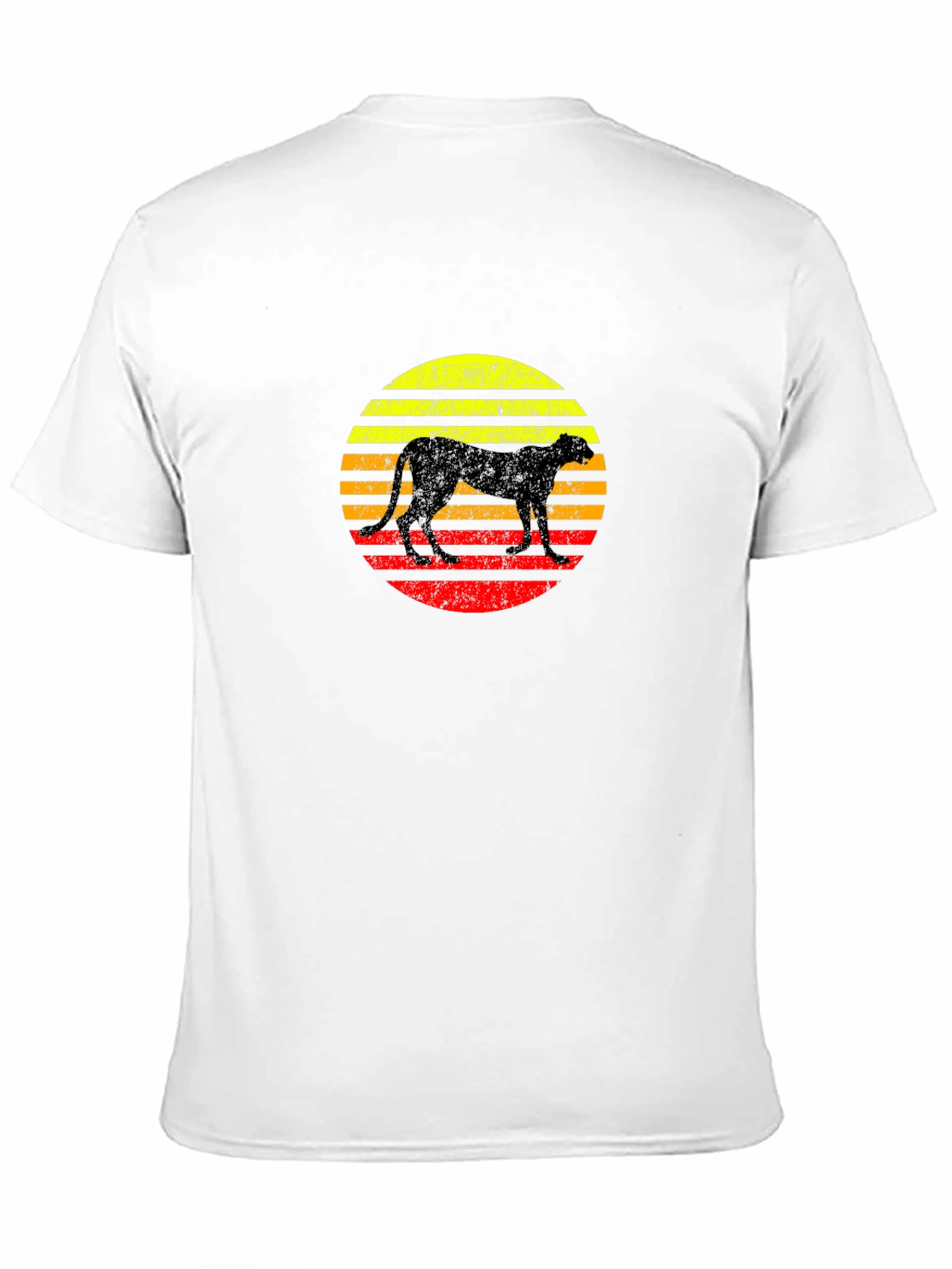 Retro Cheetah Graphic T-Shirt