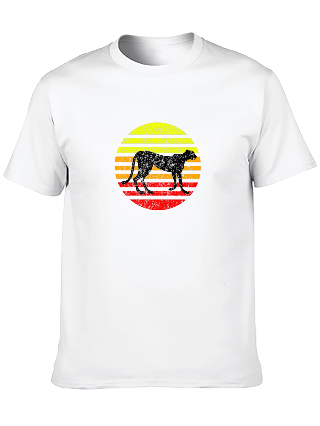 Retro Cheetah Graphic T-Shirt
