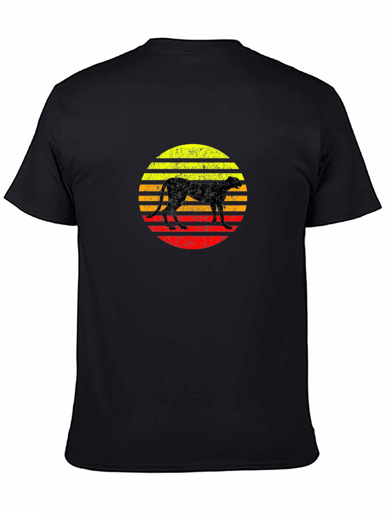 Retro Cheetah Graphic T-Shirt