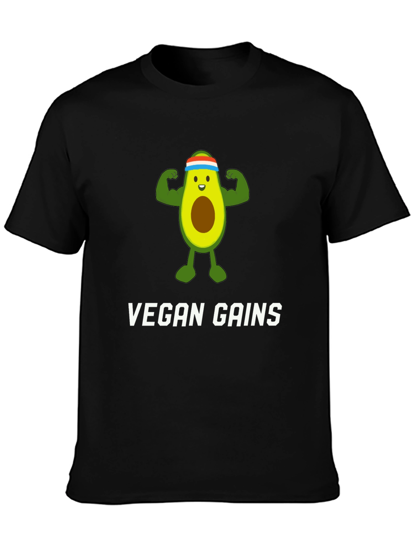 Vegan Gains Avocado T-Shirt