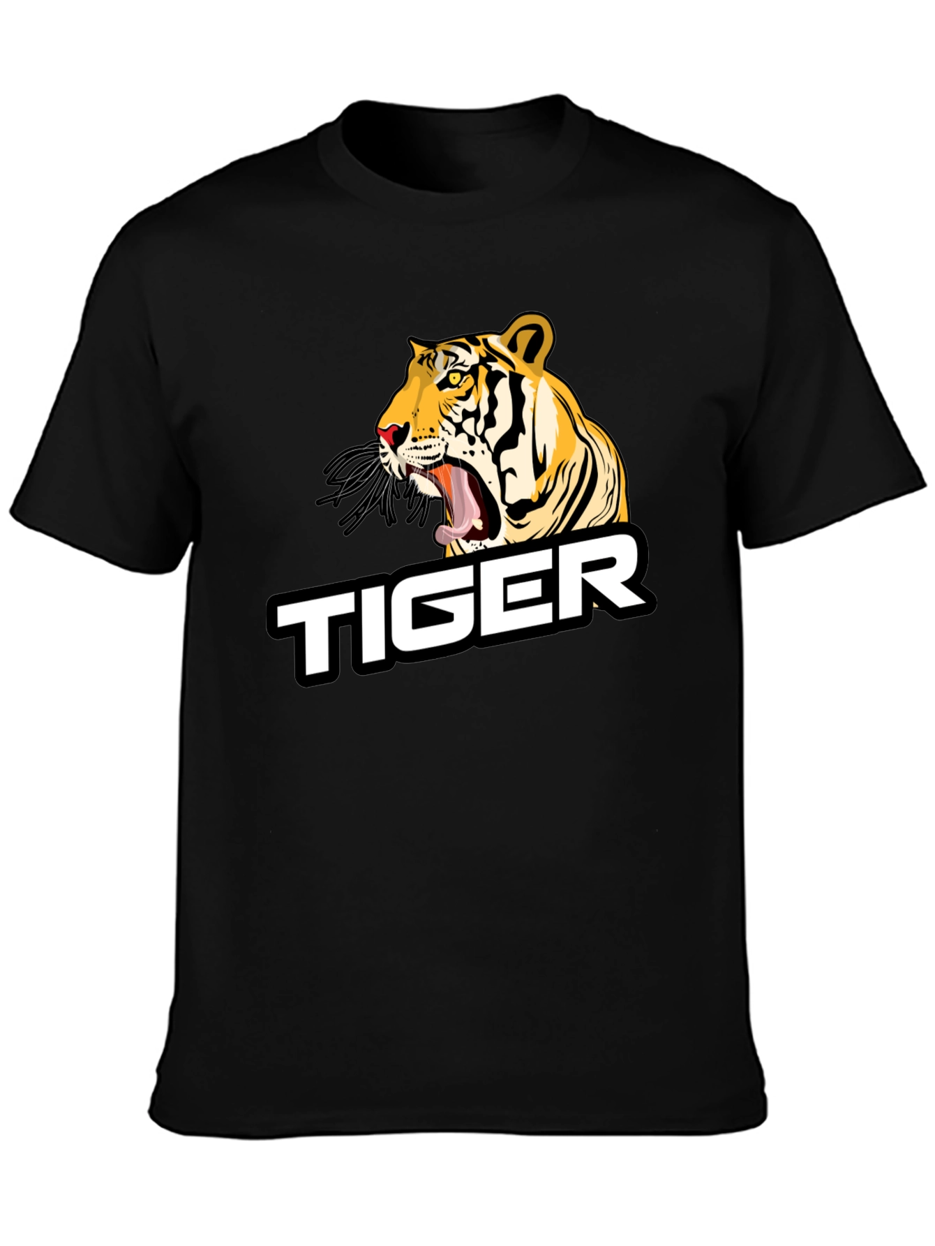 Roaring Tiger Graphic T-Shirt - Bold Animal Print