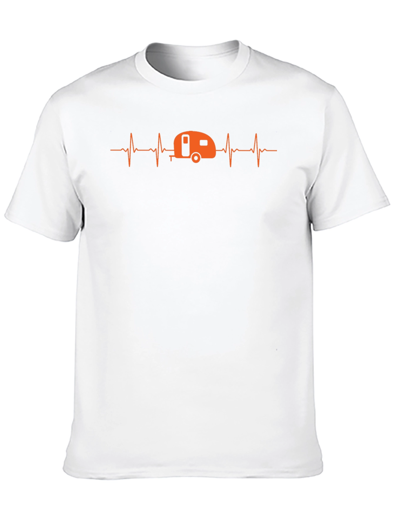 Camping Heartbeat T-Shirt - Adventure is Calling!