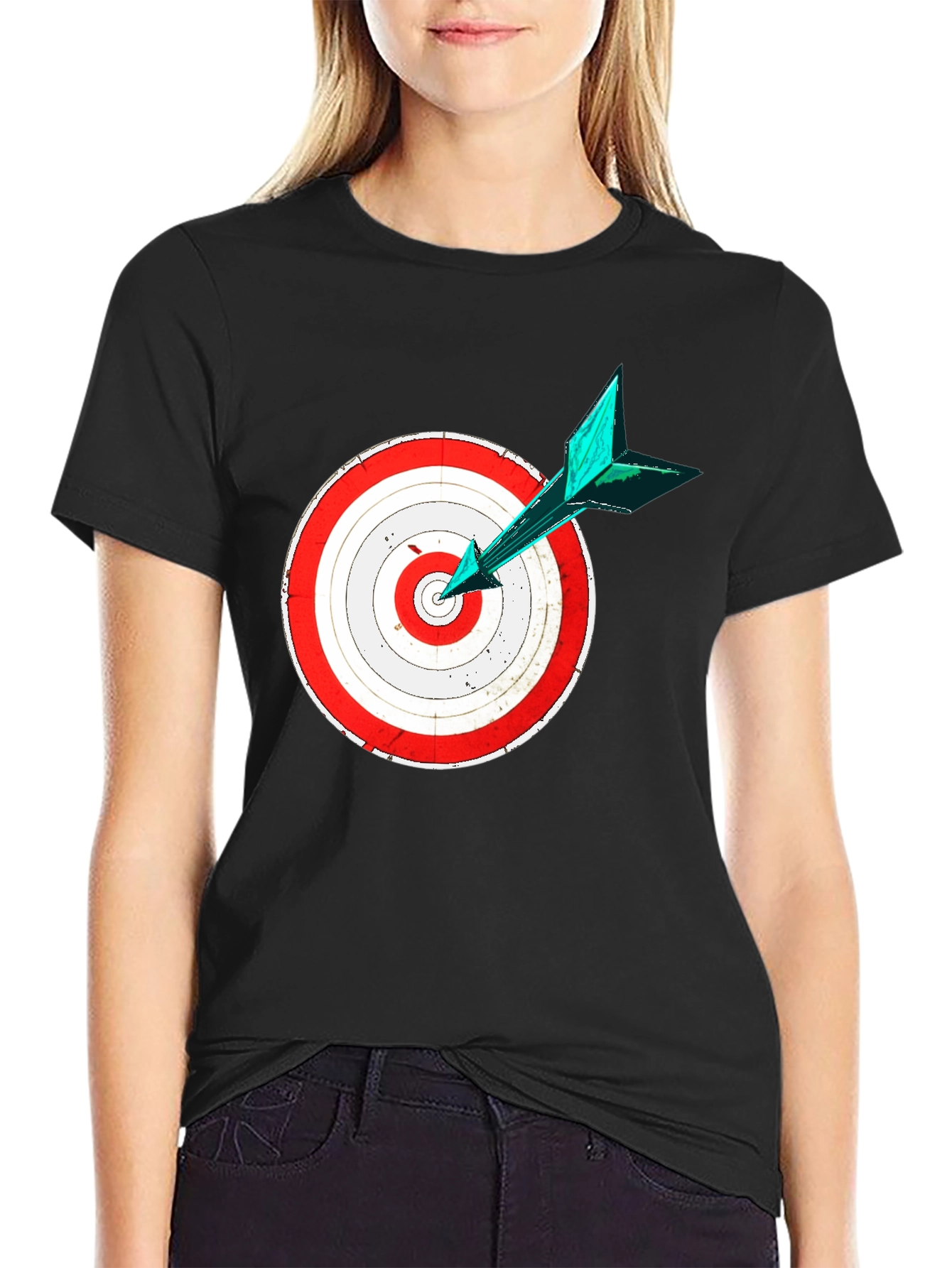 Target Practice Tee - Bullseye Arrow Design