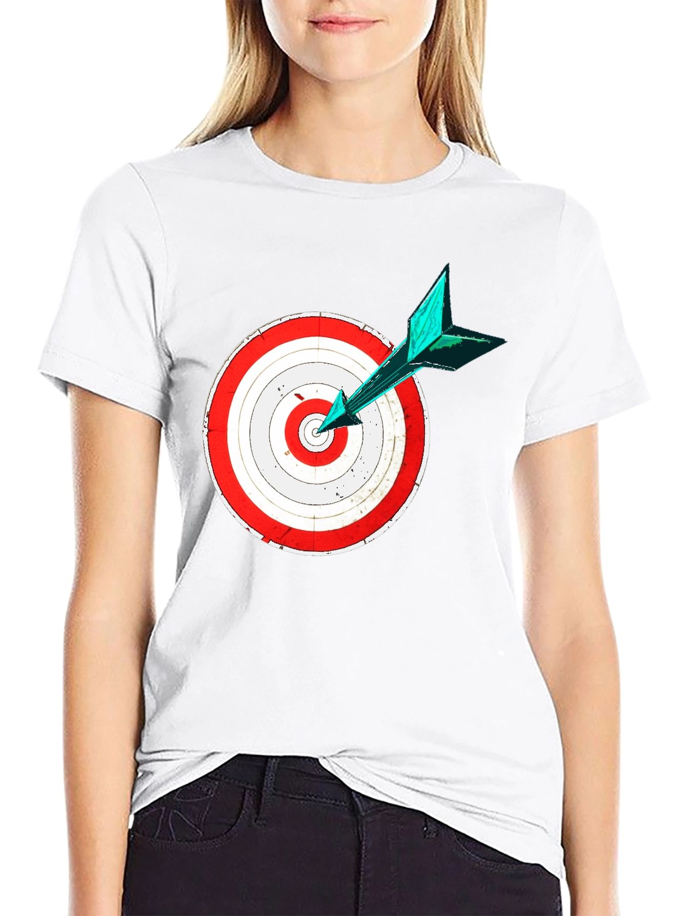 Target Practice Tee - Bullseye Arrow Design