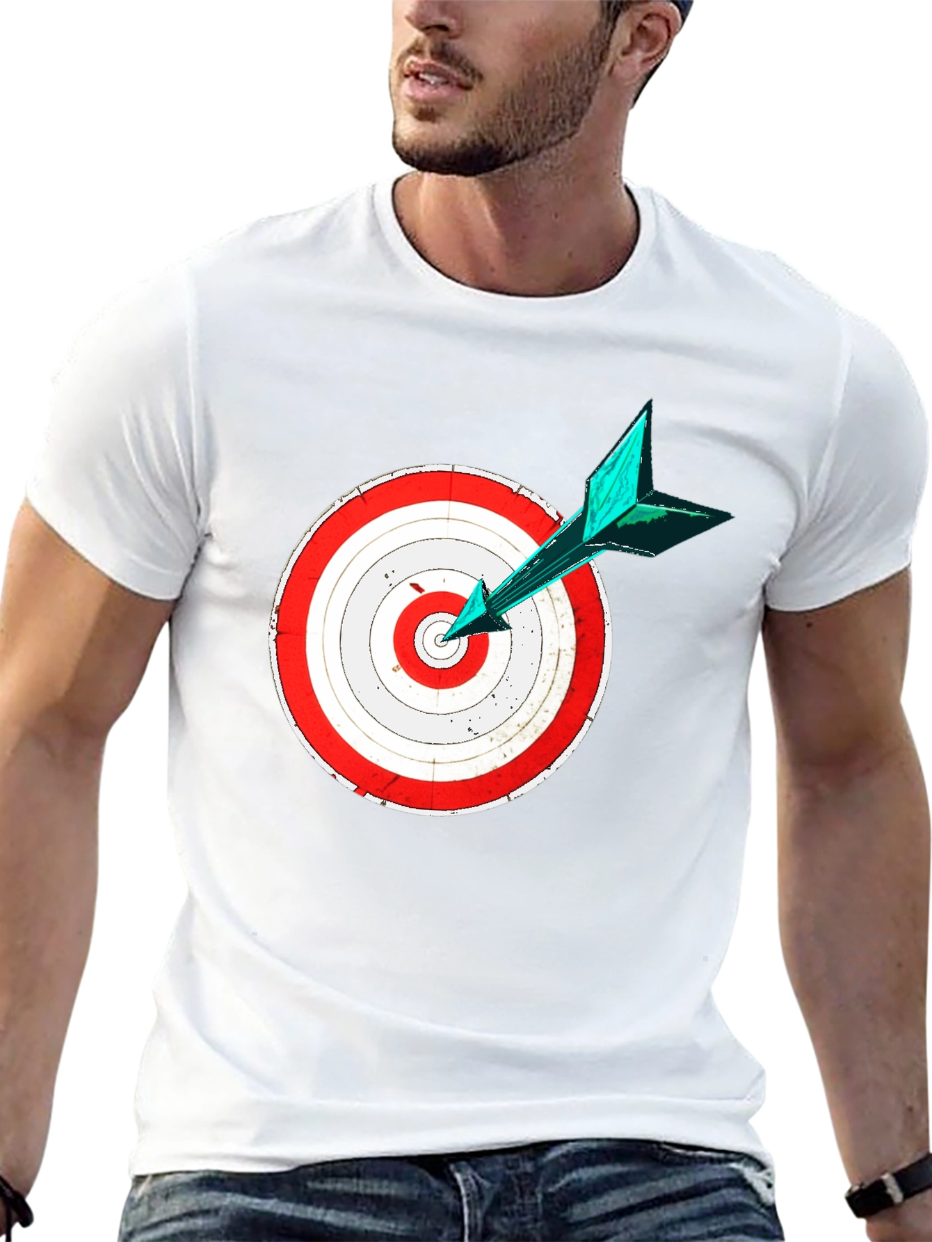 Target Practice Tee - Bullseye Arrow Design