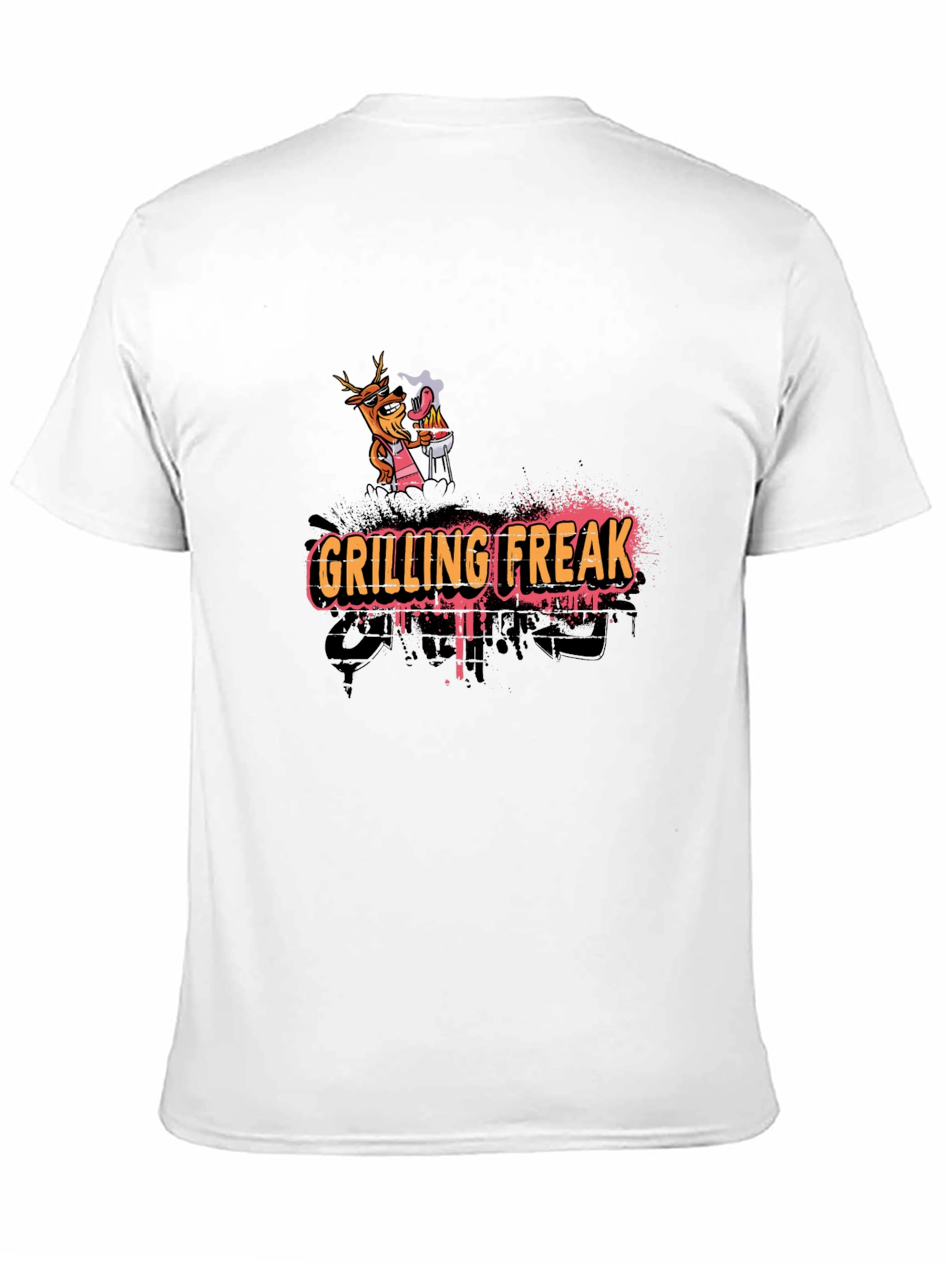 Grilling Freak Graphic T-Shirt - Novelty BBQ Design