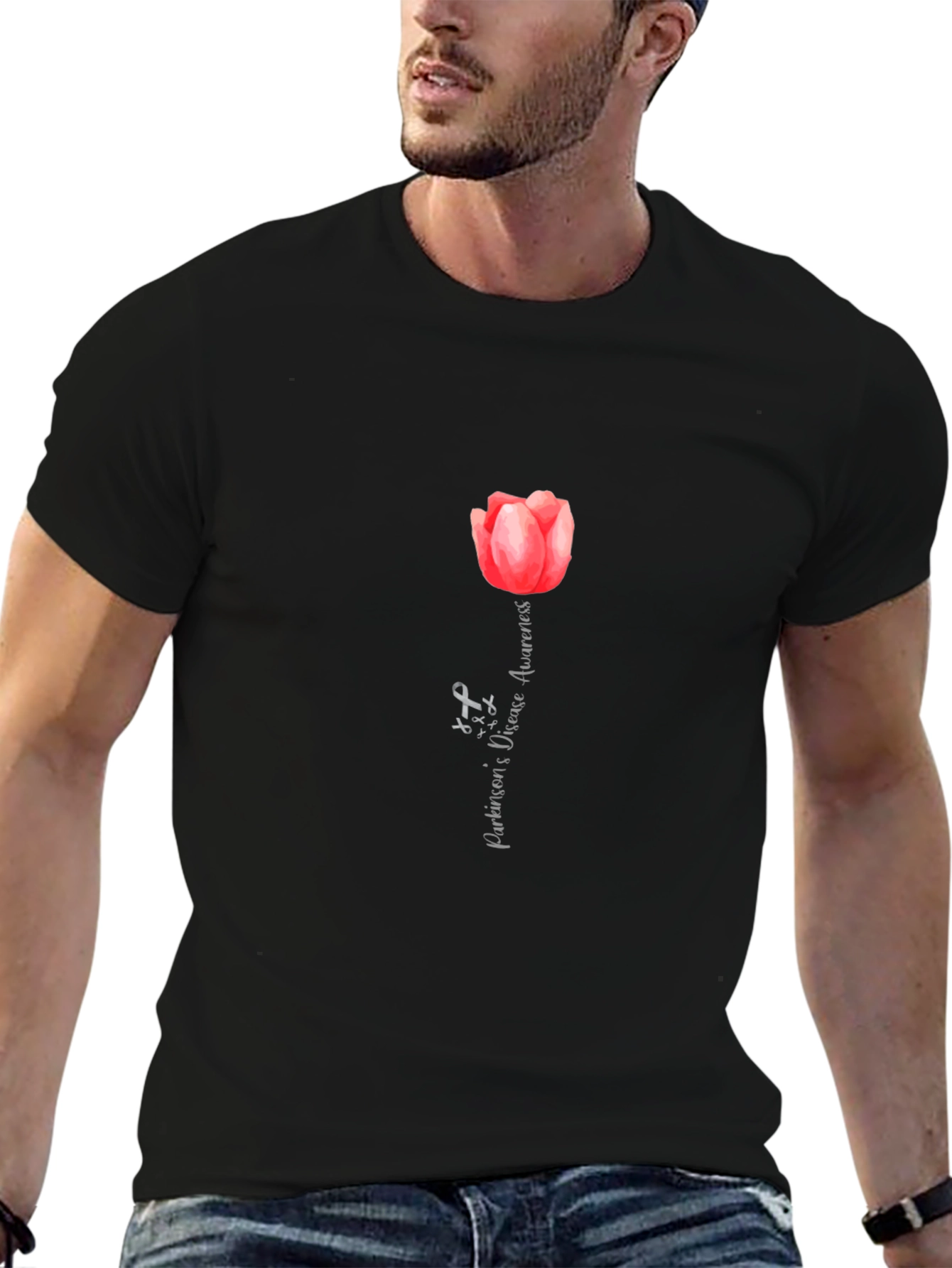 Parkinsons Disease Awareness Tulip T-Shirt