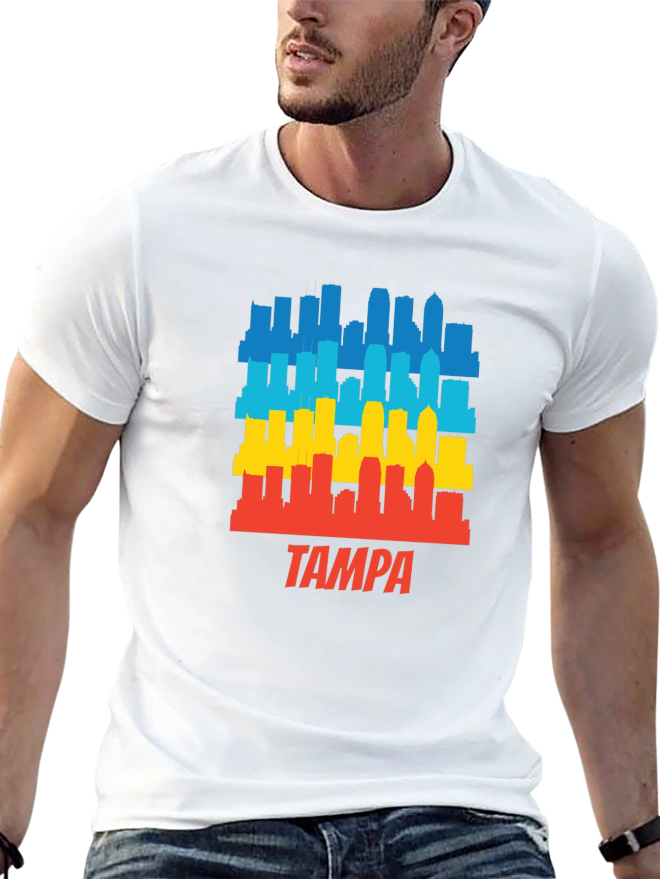 Tampa Skyline Graphic T-Shirt - City Pride Tee