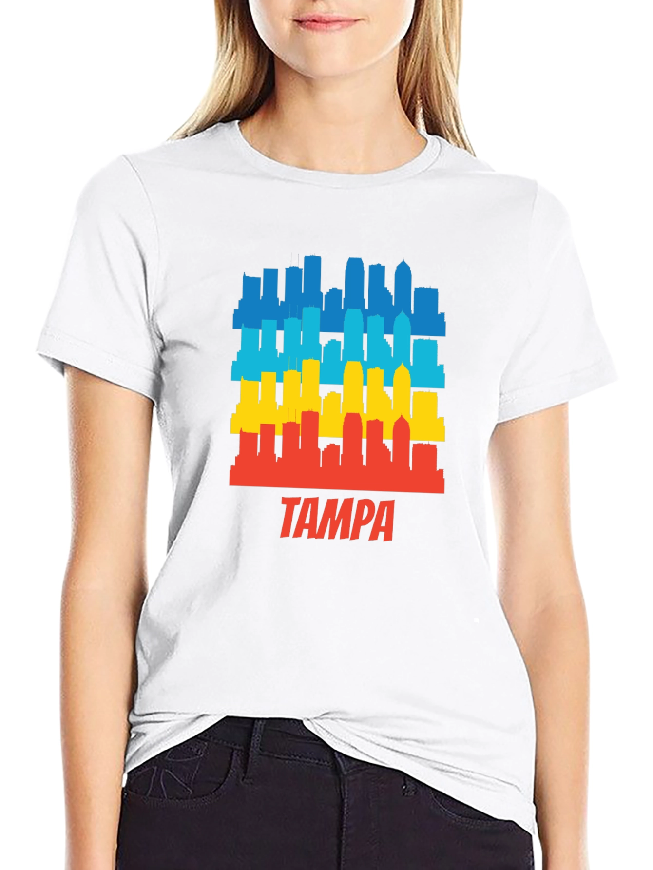 Tampa Skyline Graphic T-Shirt - City Pride Tee