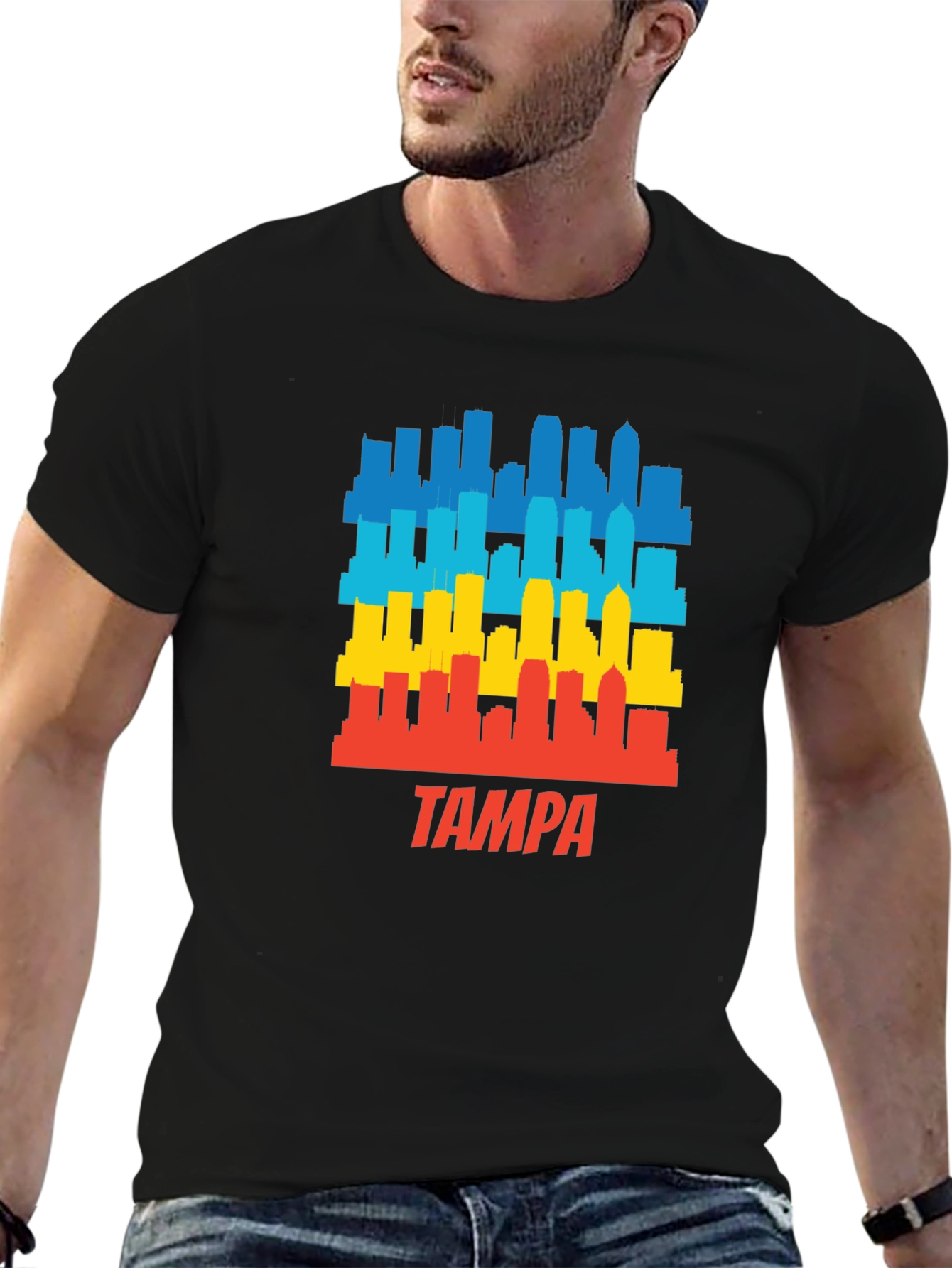 Tampa Skyline Graphic T-Shirt - City Pride Tee