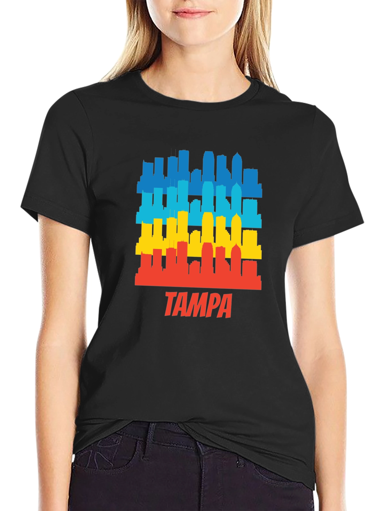 Tampa Skyline Graphic T-Shirt - City Pride Tee
