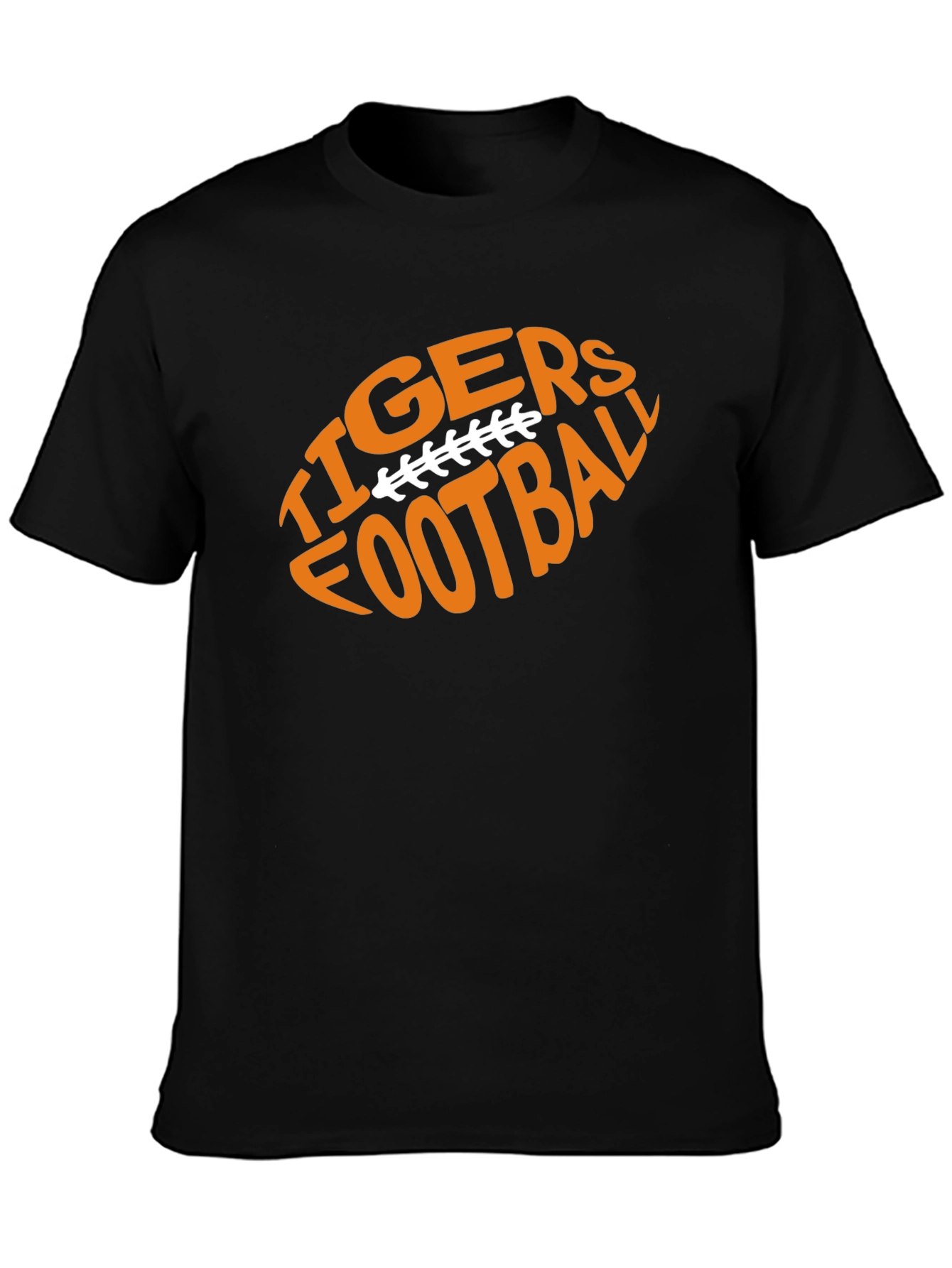 Tigers Football Graphic Tee - Black