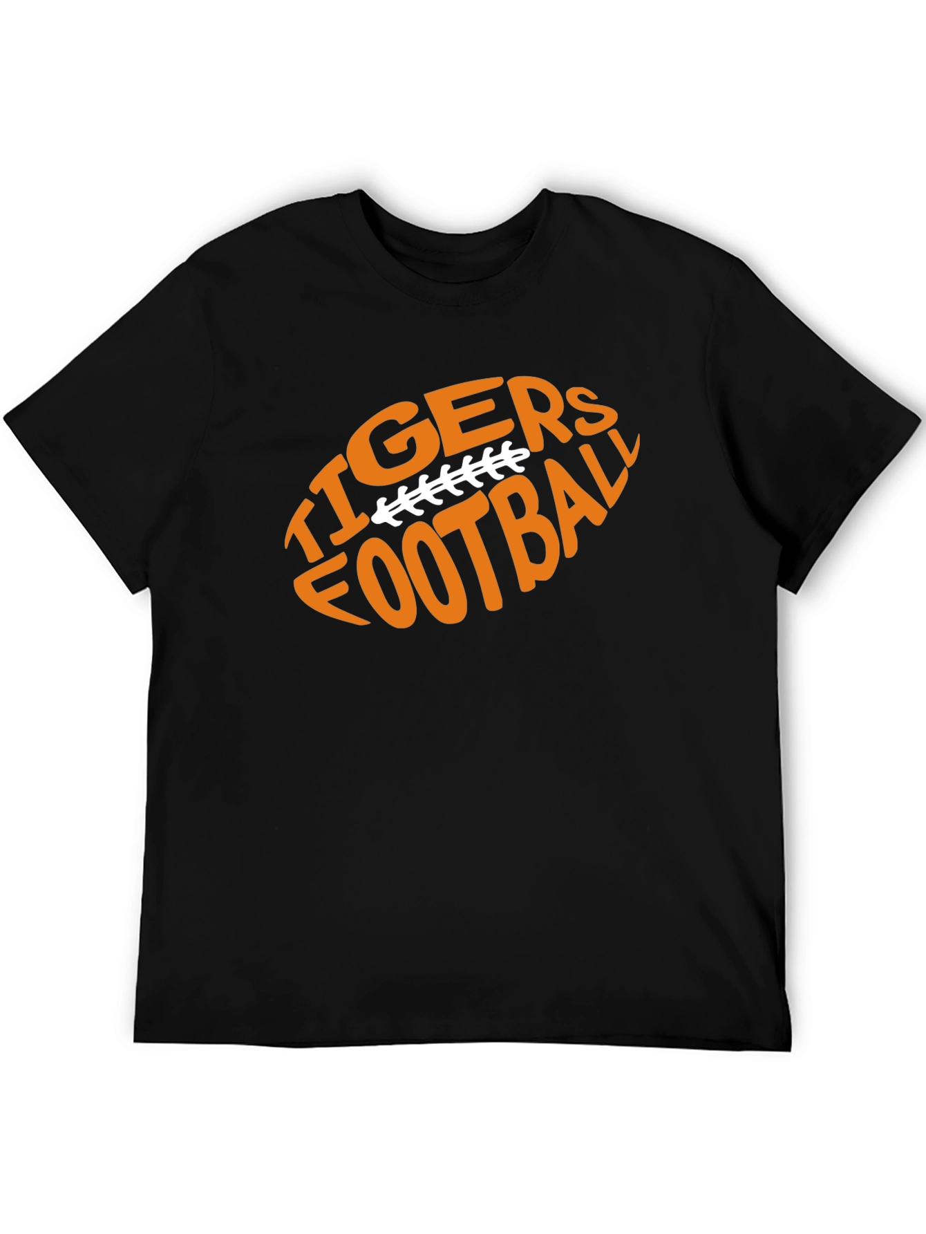 Tigers Football Graphic Tee - Black