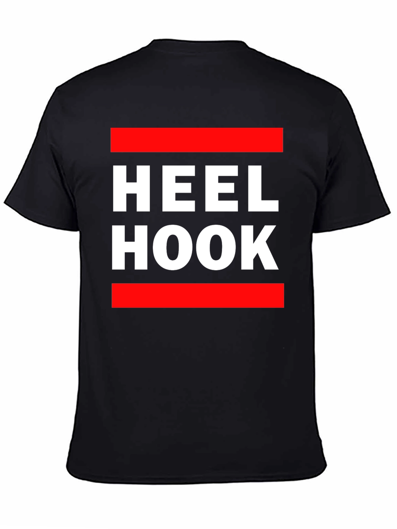 Heel Hook Black T-Shirt - Climbing & BJJ