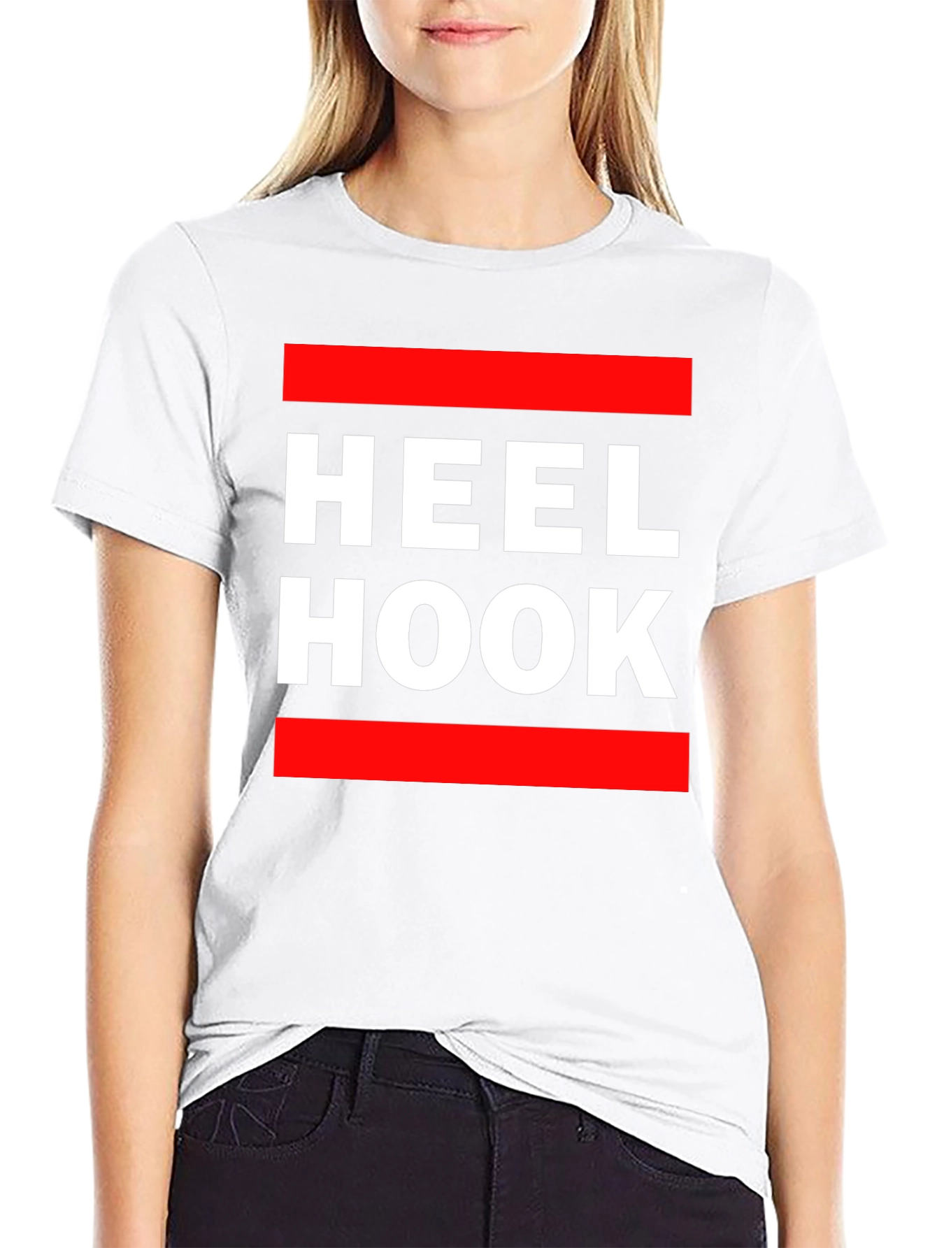 Heel Hook Black T-Shirt - Climbing & BJJ