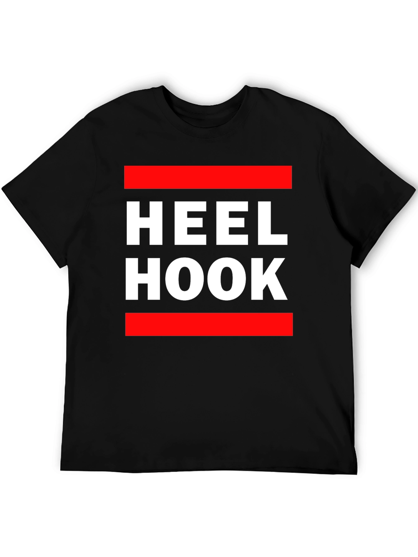 Heel Hook Black T-Shirt - Climbing & BJJ