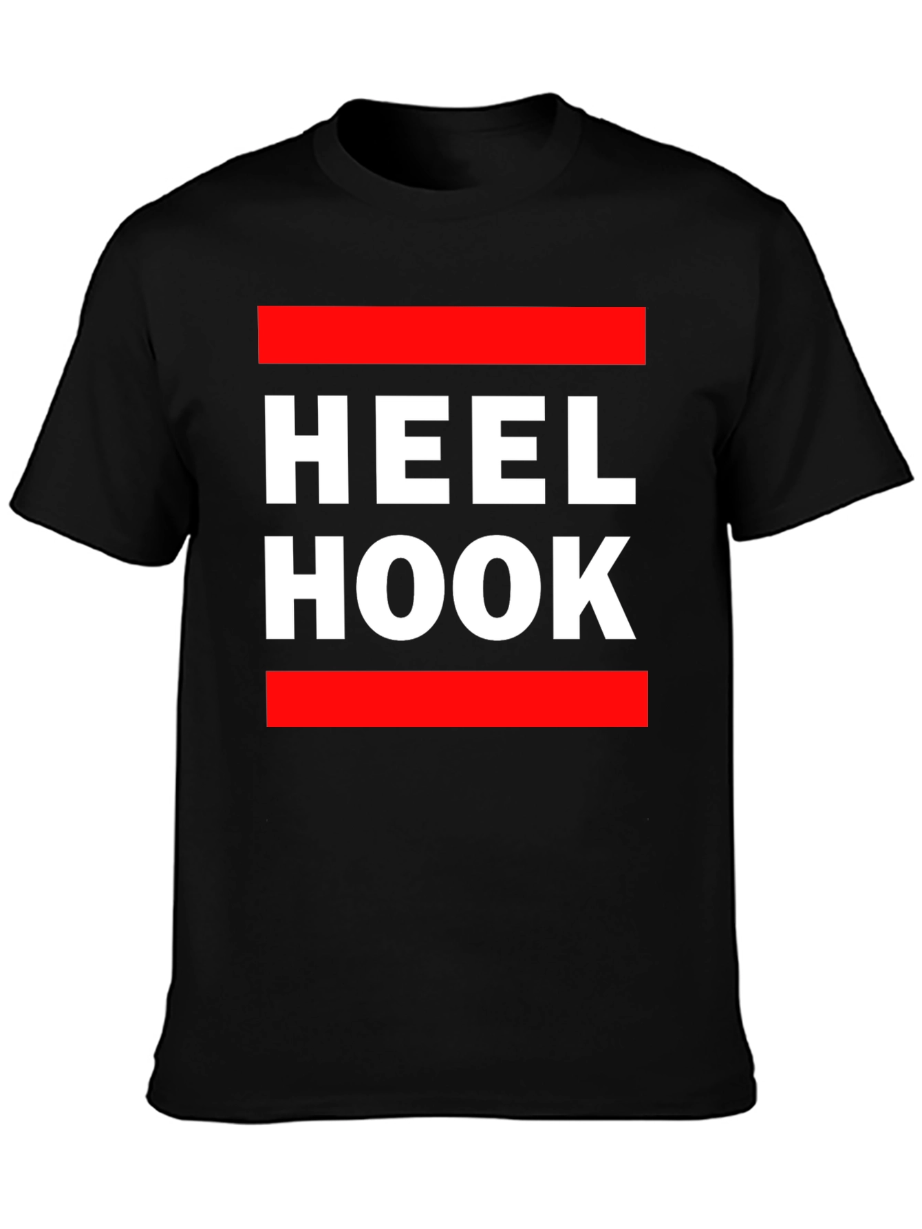 Heel Hook Black T-Shirt - Climbing & BJJ