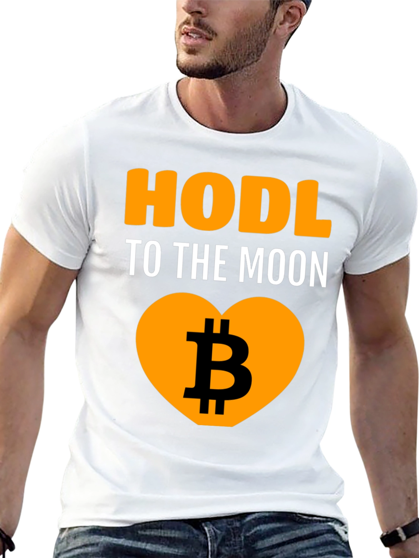 HODL to the Moon Bitcoin T-Shirt