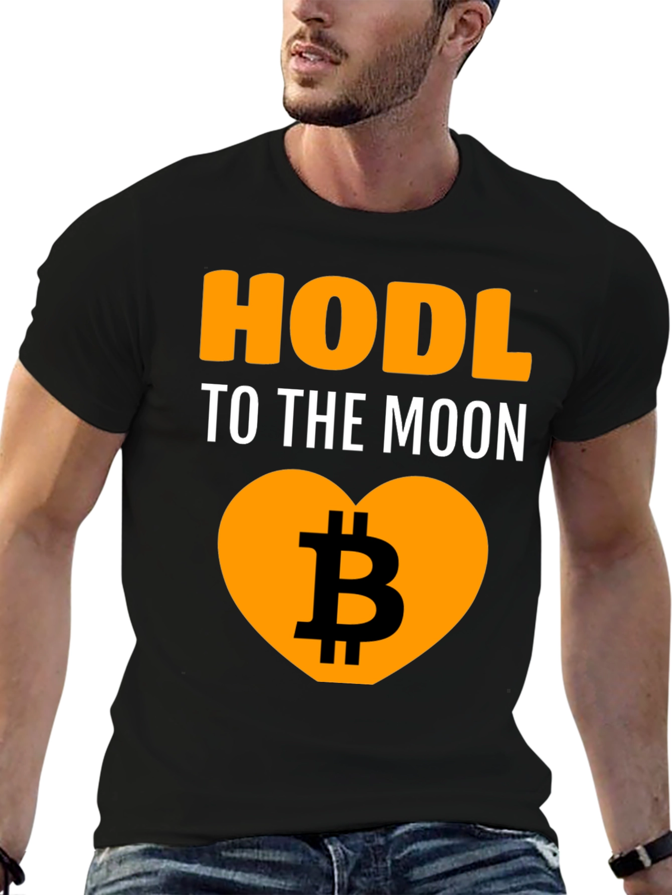 HODL to the Moon Bitcoin T-Shirt