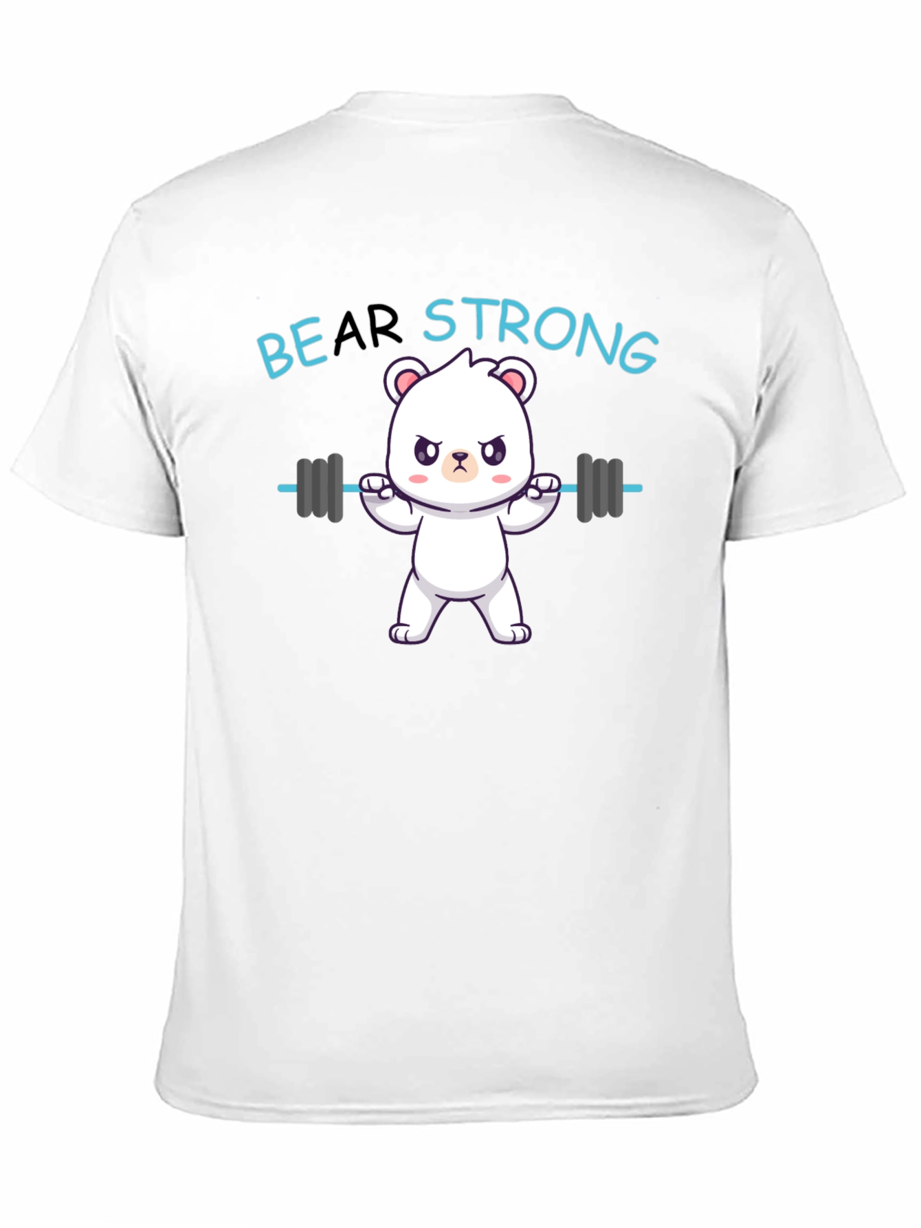 Bear Strong Graphic T-Shirt - Black