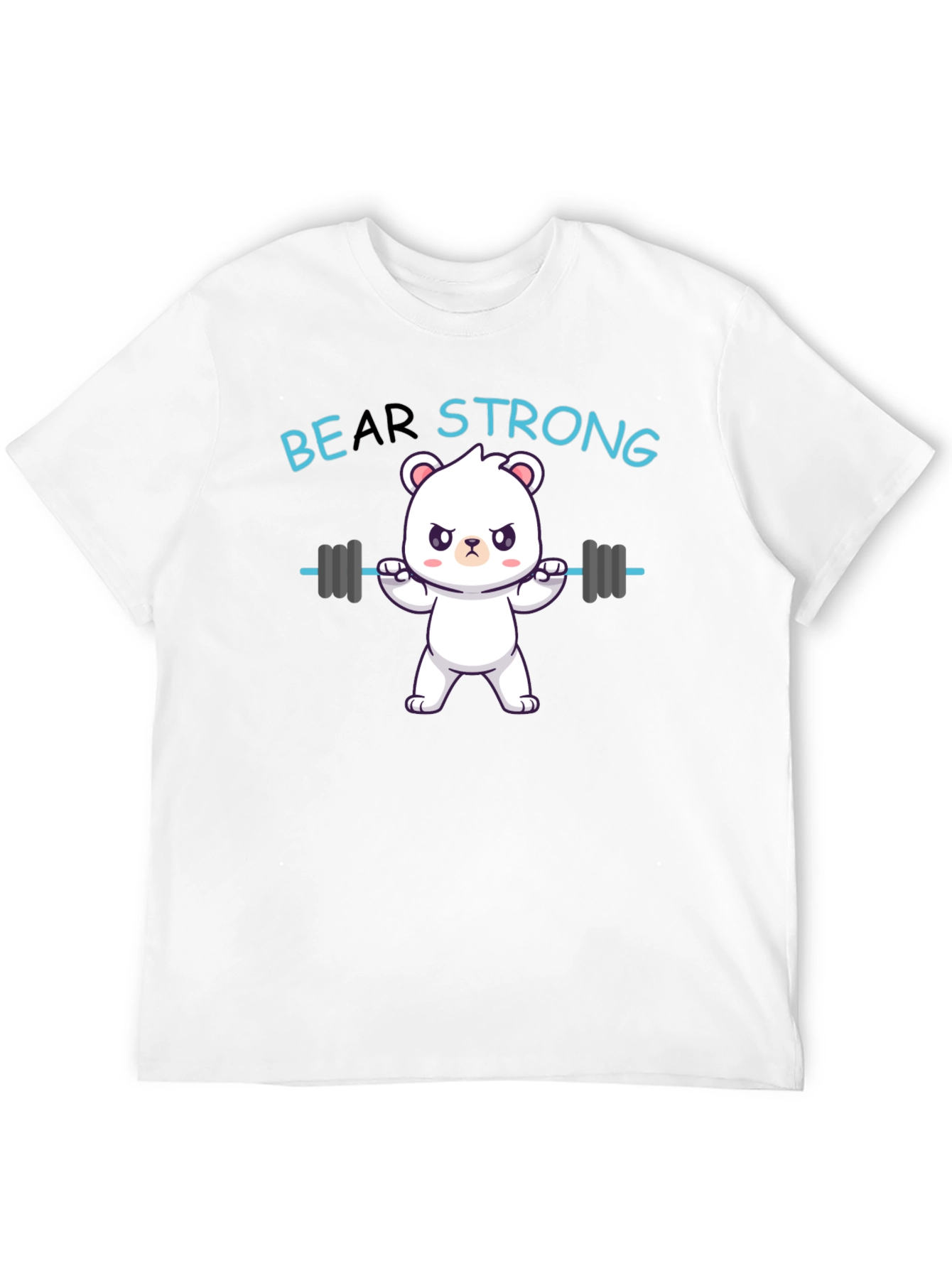 Bear Strong Graphic T-Shirt - Black