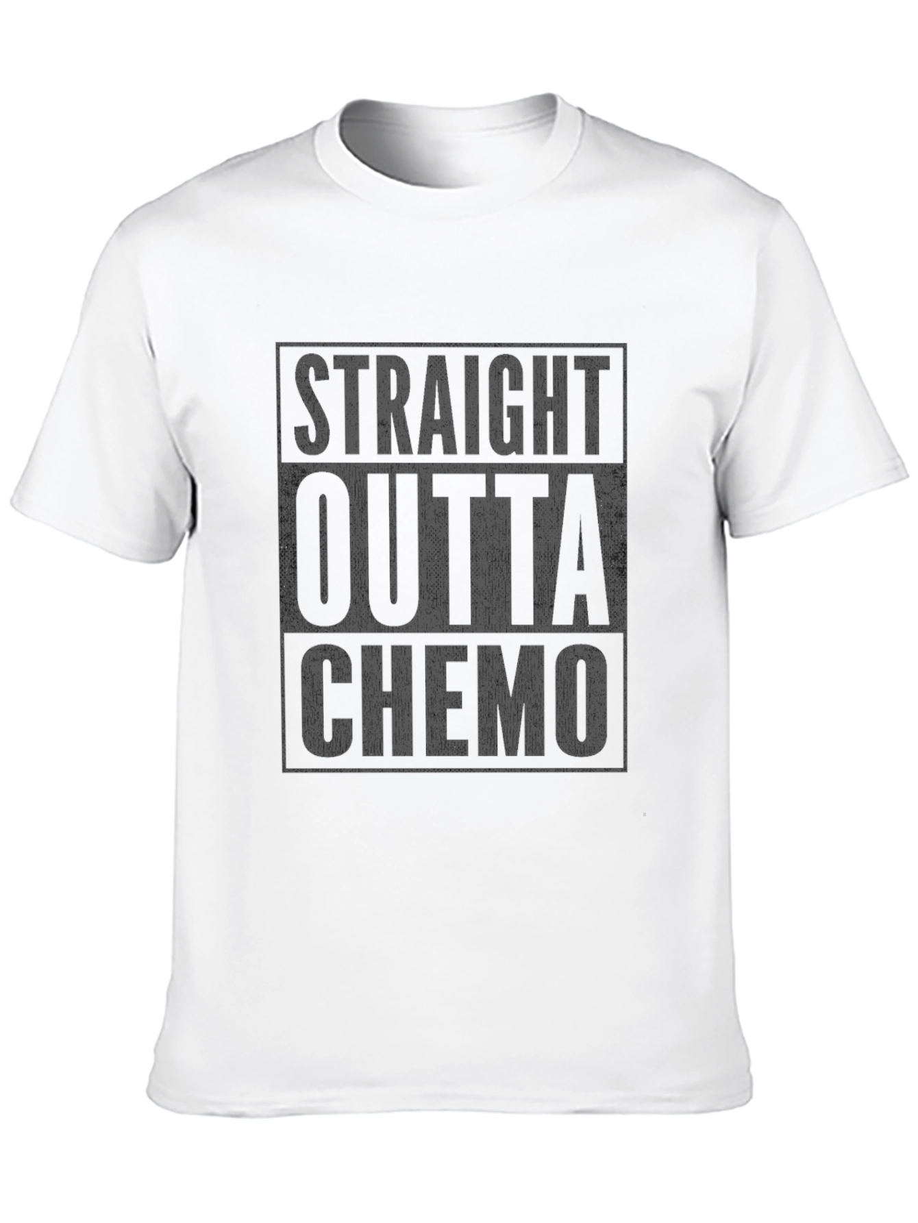Straight Outta Chemo T-Shirt - Dark Humor Tee