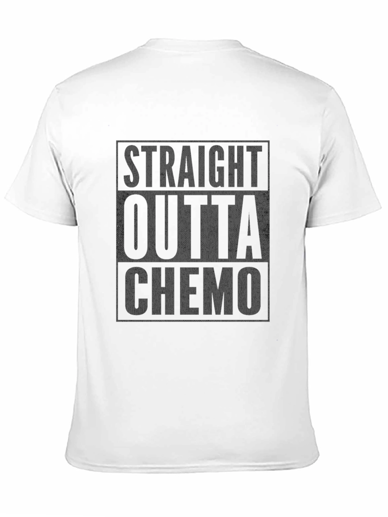 Straight Outta Chemo T-Shirt - Dark Humor Tee