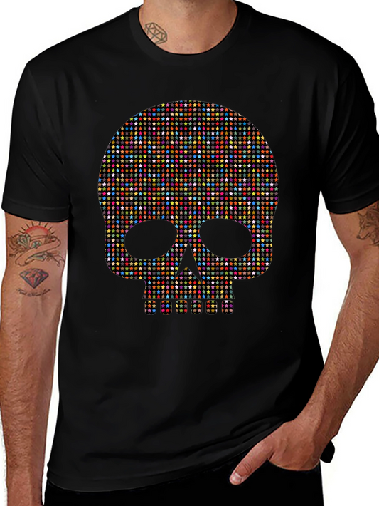 Star Skull Graphic Tee - Bold Fashion