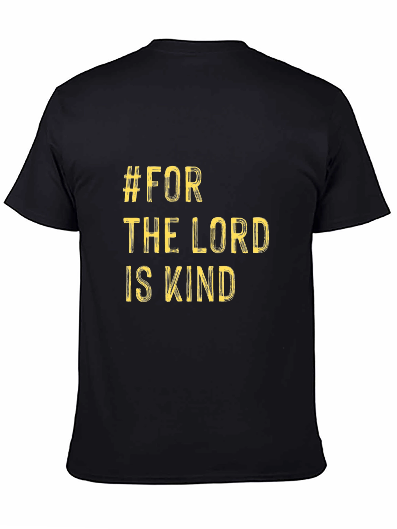 For the Lord is Kind Black T-Shirt