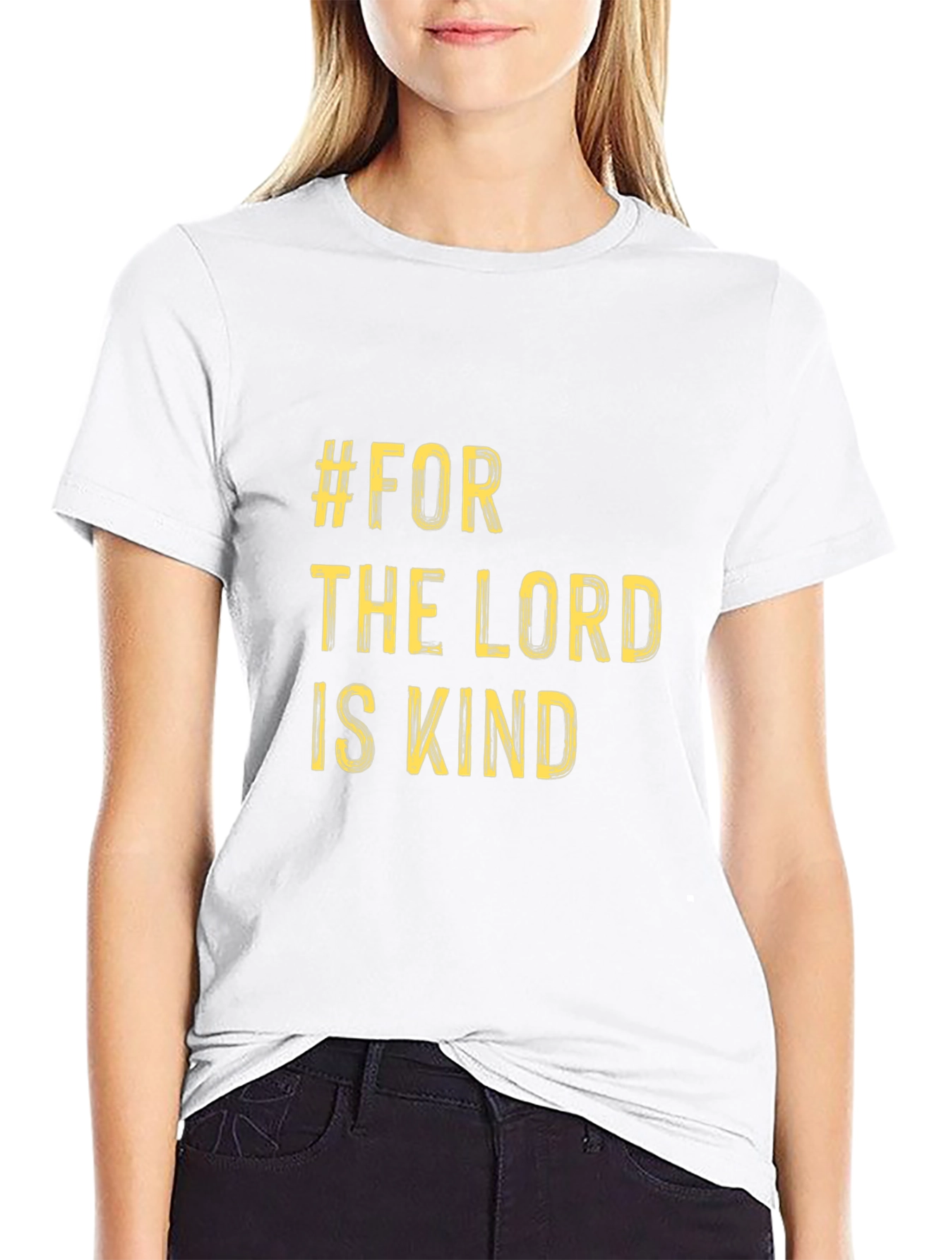 For the Lord is Kind Black T-Shirt