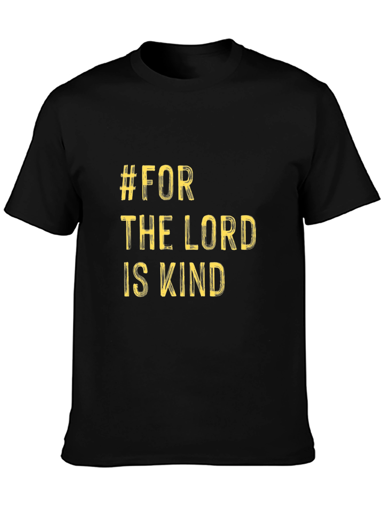 For the Lord is Kind Black T-Shirt