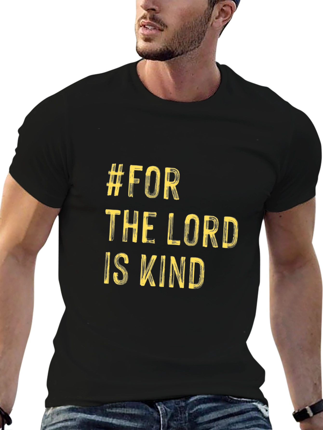 For the Lord is Kind Black T-Shirt
