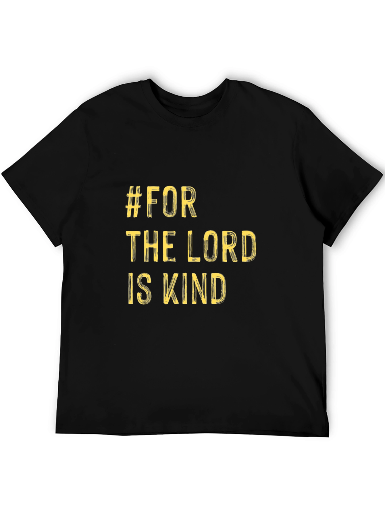 For the Lord is Kind Black T-Shirt