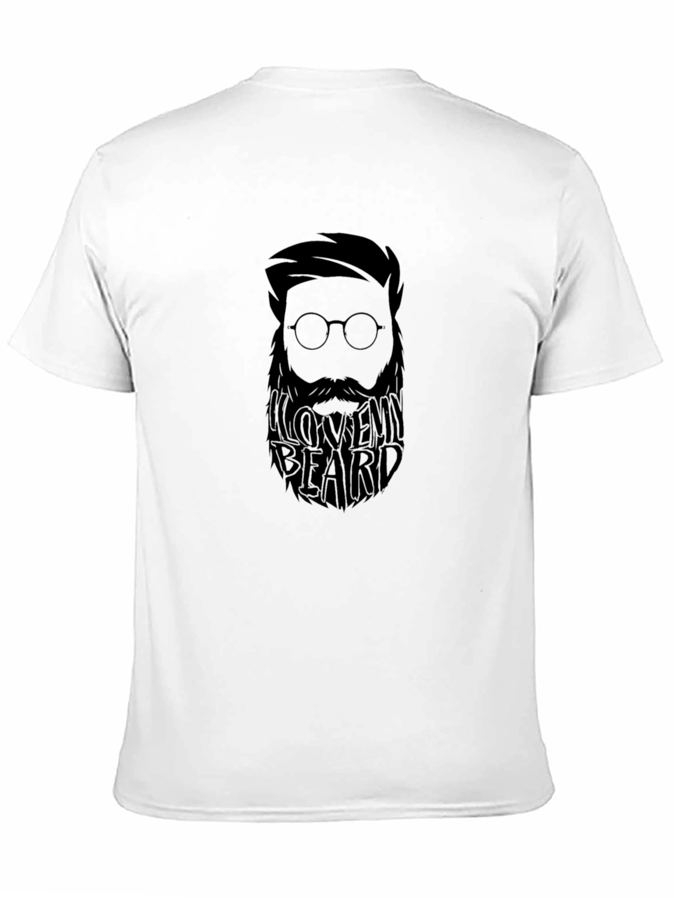I Love My Beard Black T-Shirt - Mens Fashion