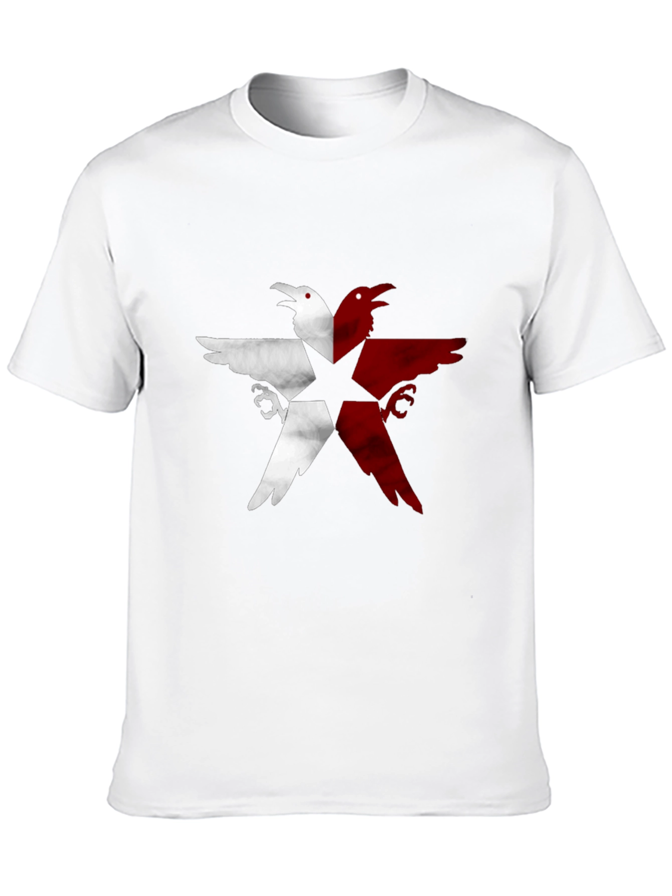 Raven Star Graphic Tee - Unisex Black T-Shirt