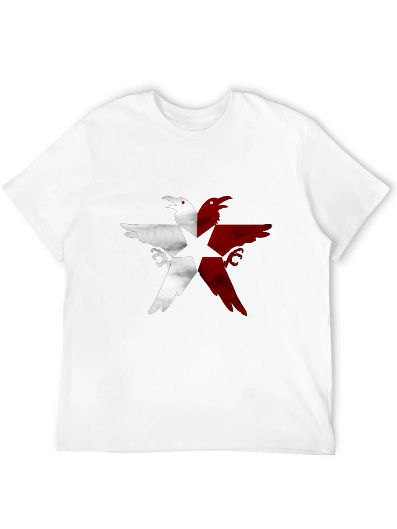 Raven Star Graphic Tee - Unisex Black T-Shirt