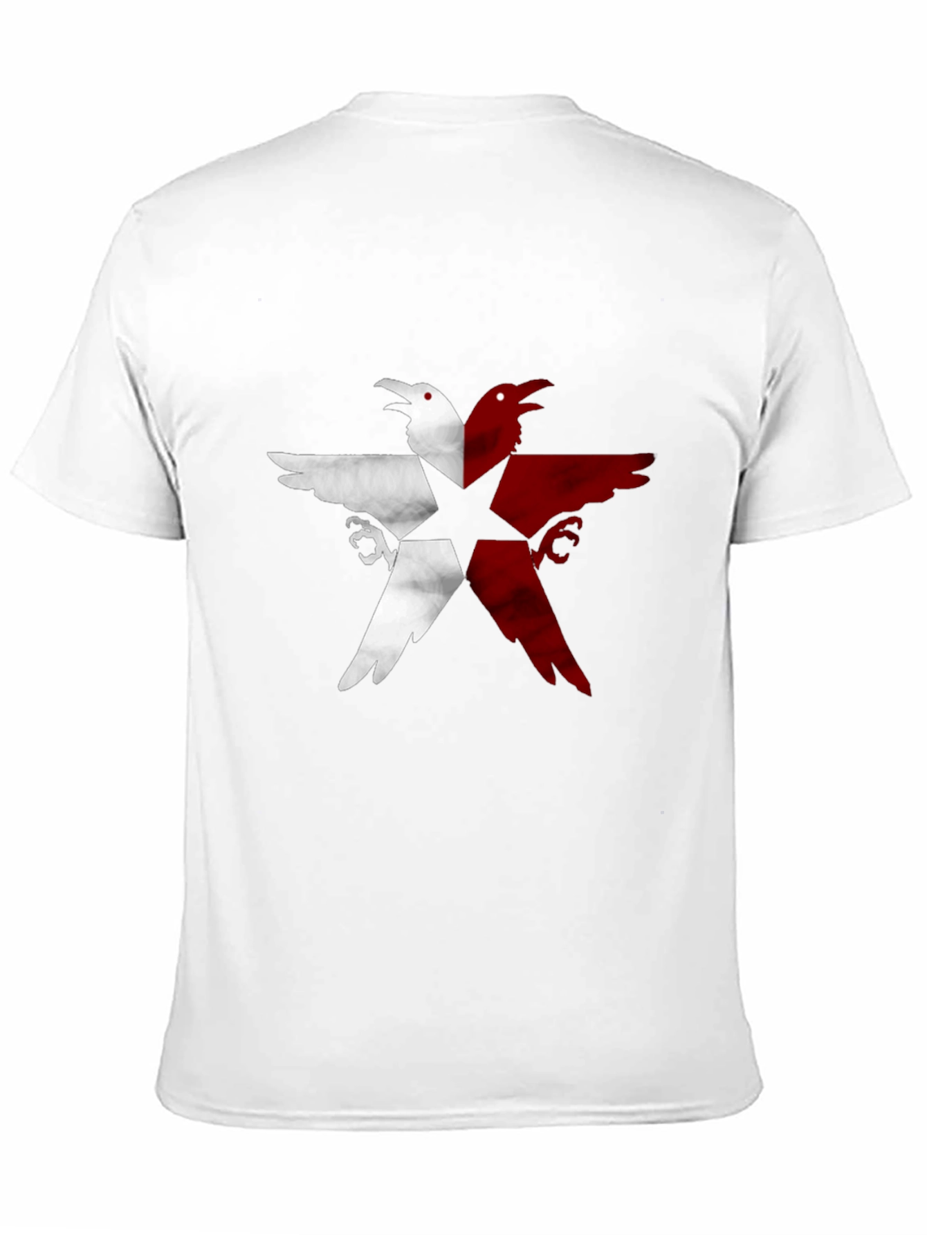 Raven Star Graphic Tee - Unisex Black T-Shirt