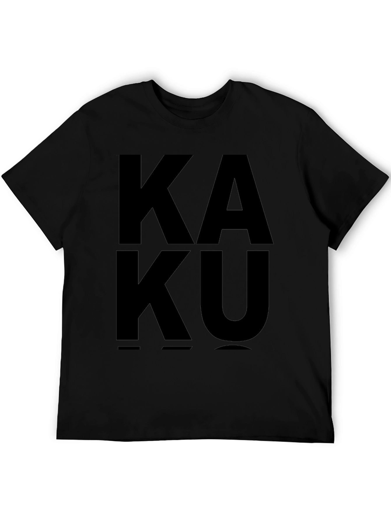 Kaku Graphic Tee - Bold Black Statement Shirt