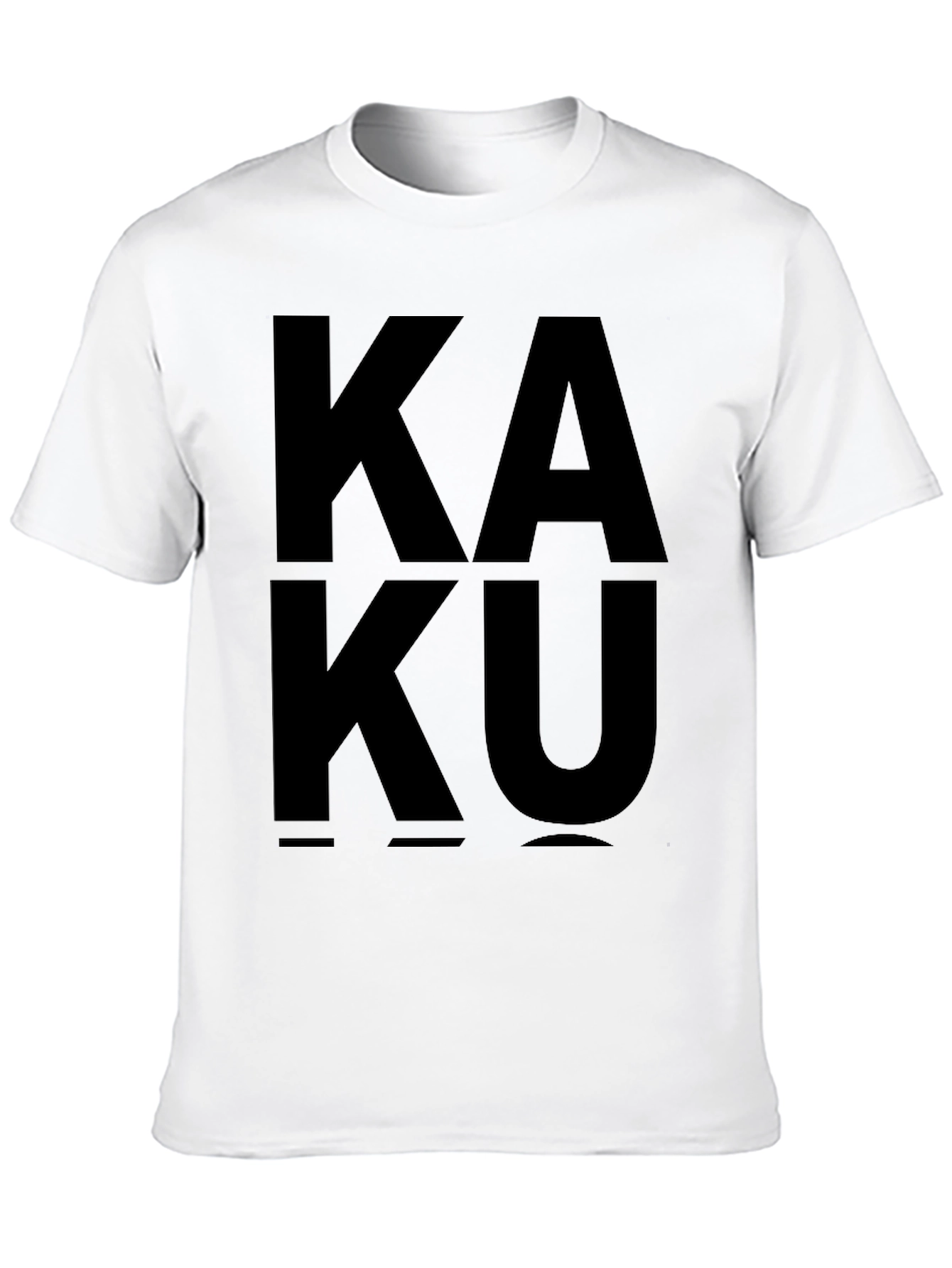 Kaku Graphic Tee - Bold Black Statement Shirt