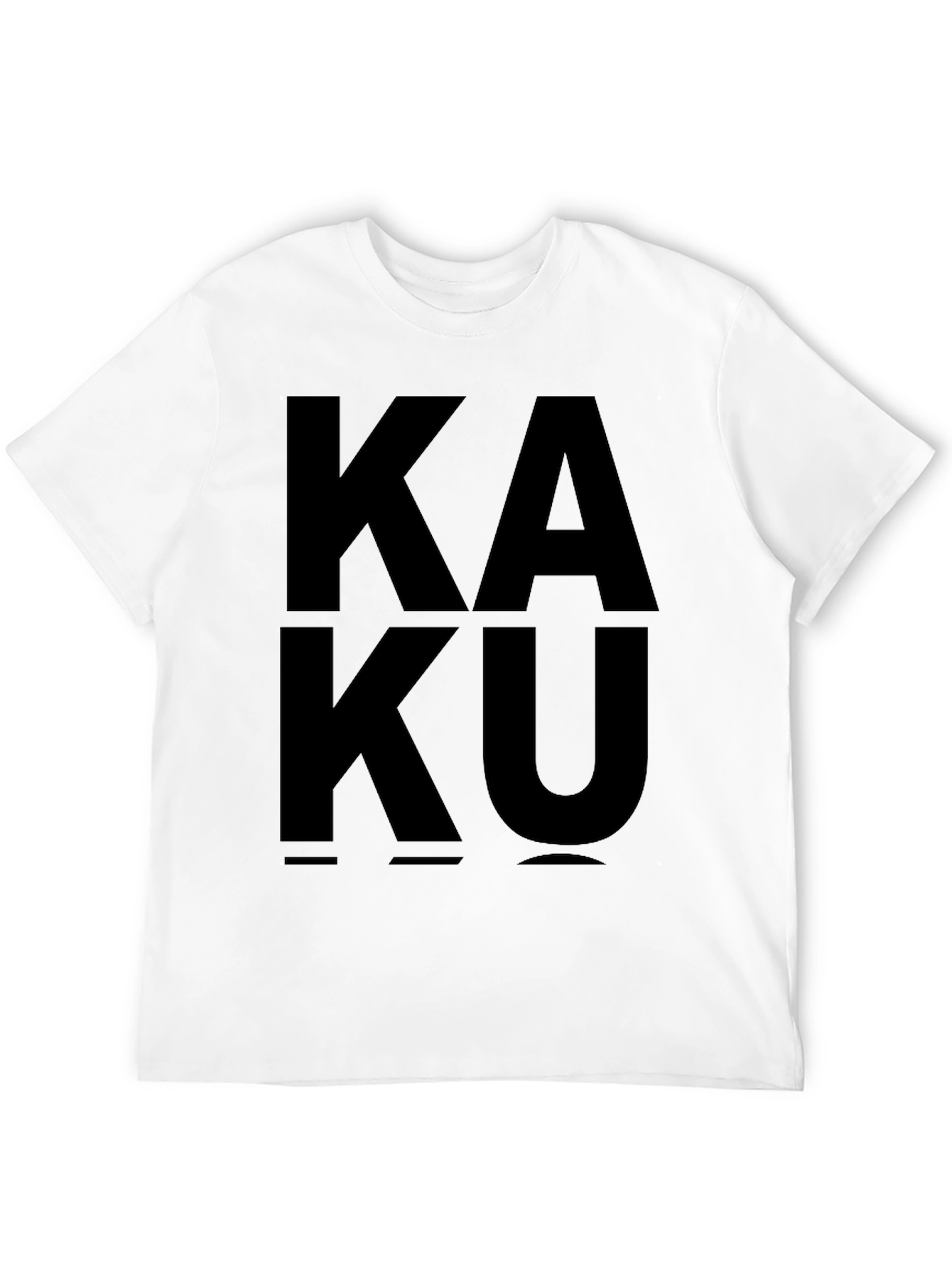 Kaku Graphic Tee - Bold Black Statement Shirt