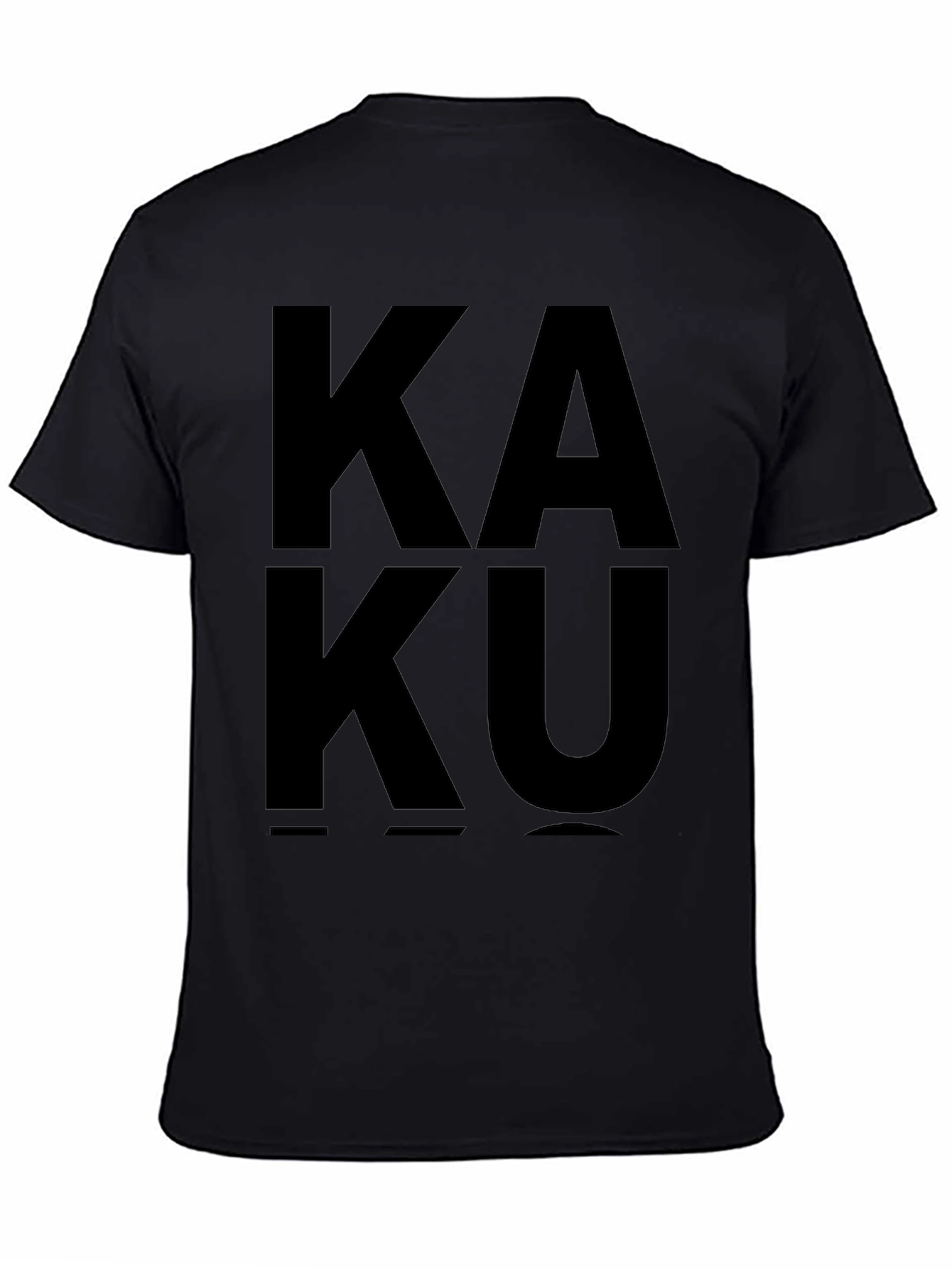 Kaku Graphic Tee - Bold Black Statement Shirt