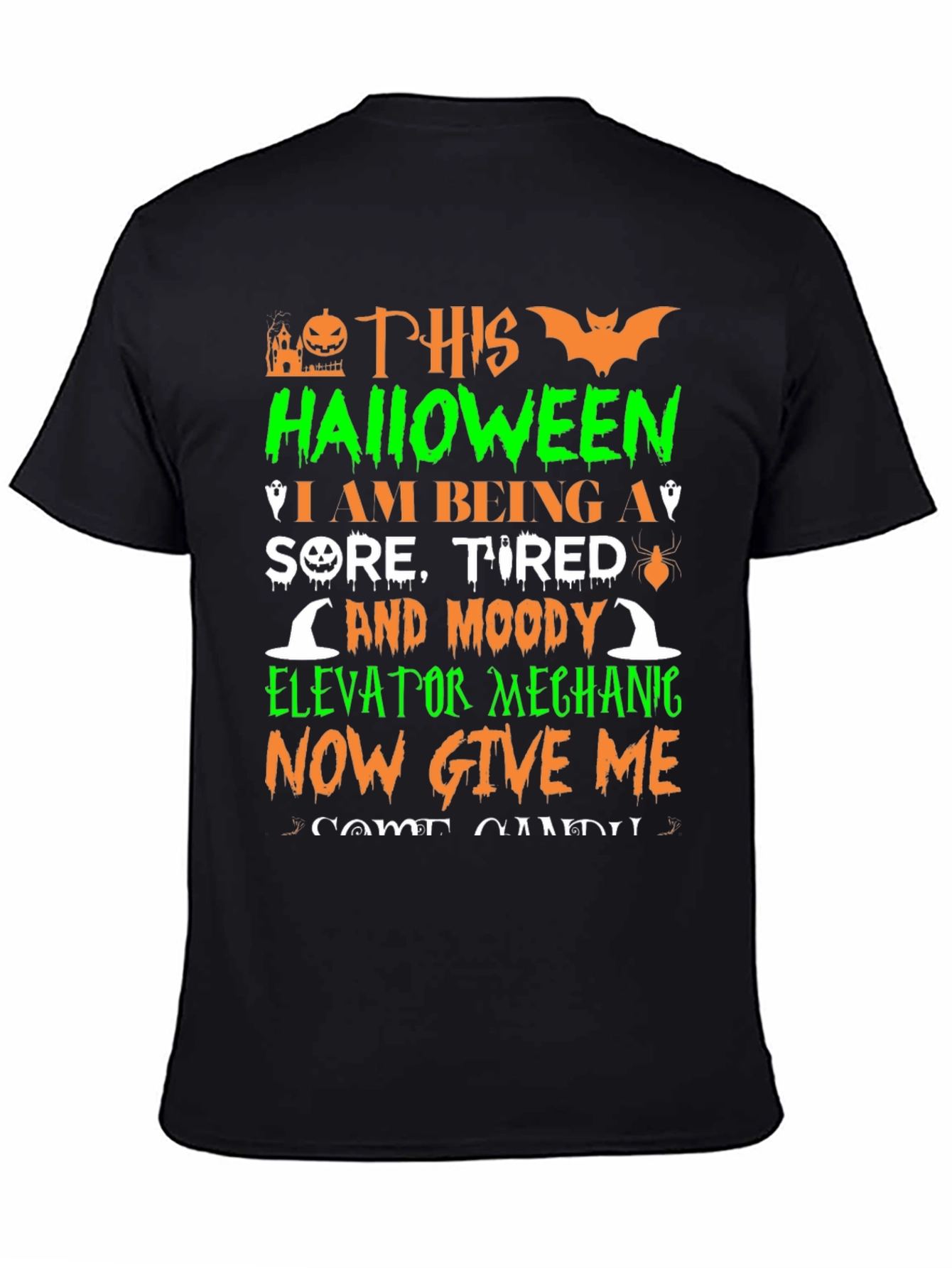 Halloween Elevator Mechanic T-Shirt