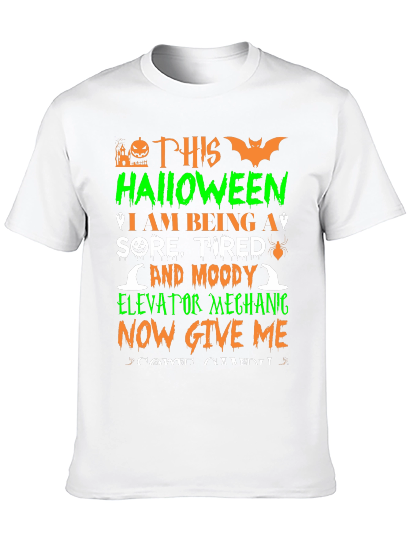 Halloween Elevator Mechanic T-Shirt