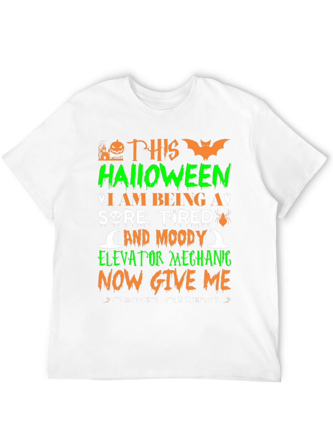 Halloween Elevator Mechanic T-Shirt