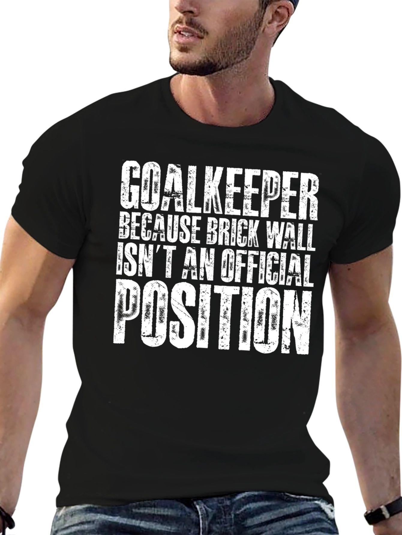 Goalkeeper Brick Wall T-Shirt - Soccer Player Tee