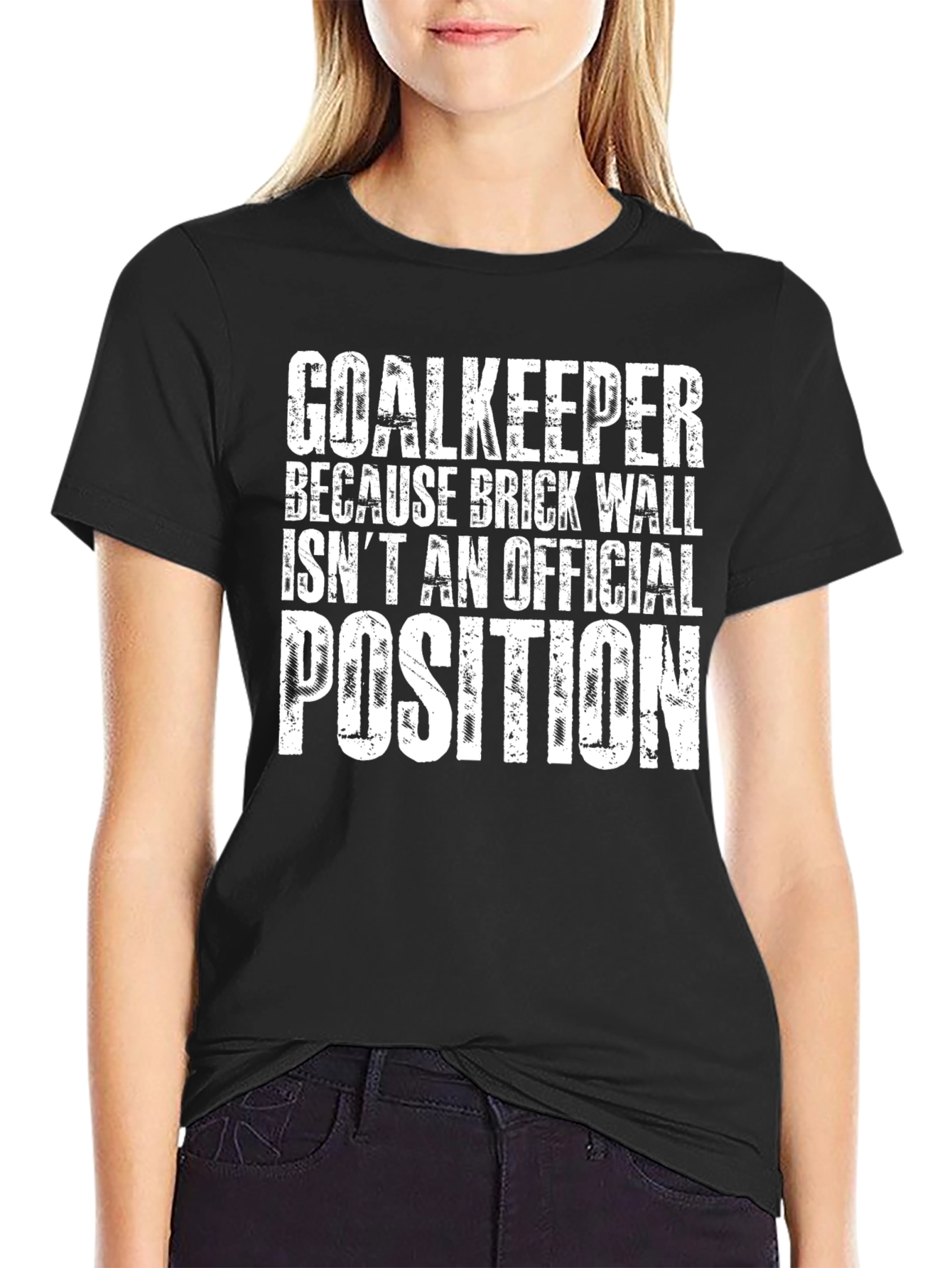 Goalkeeper Brick Wall T-Shirt - Soccer Player Tee