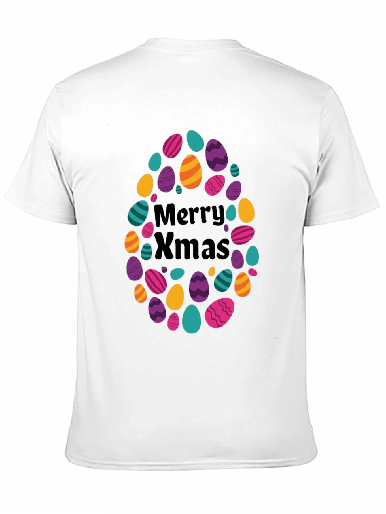 Merry Xmas Easter Egg T-Shirt - Festive Holiday Cheer