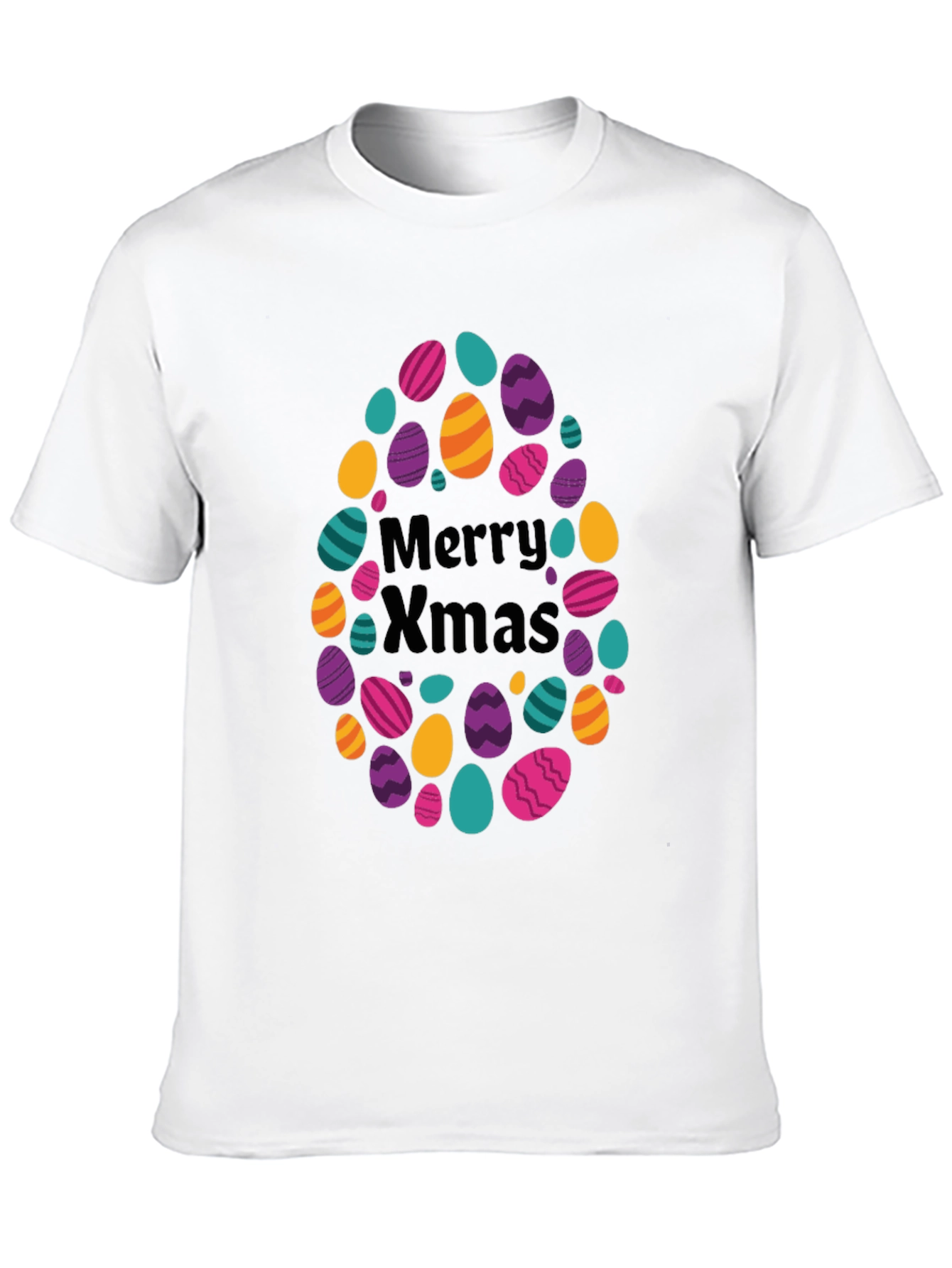 Merry Xmas Easter Egg T-Shirt - Festive Holiday Cheer