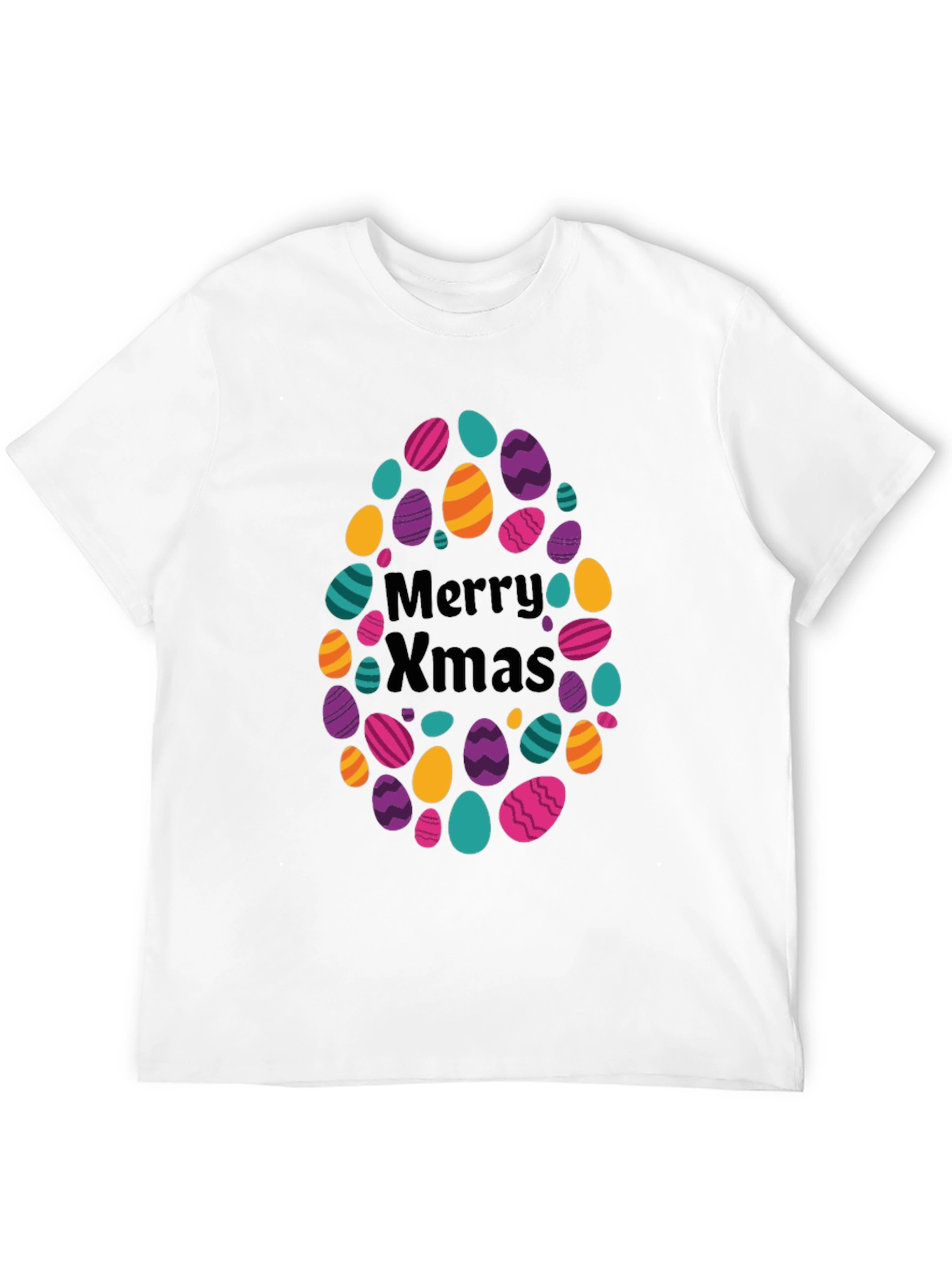Merry Xmas Easter Egg T-Shirt - Festive Holiday Cheer